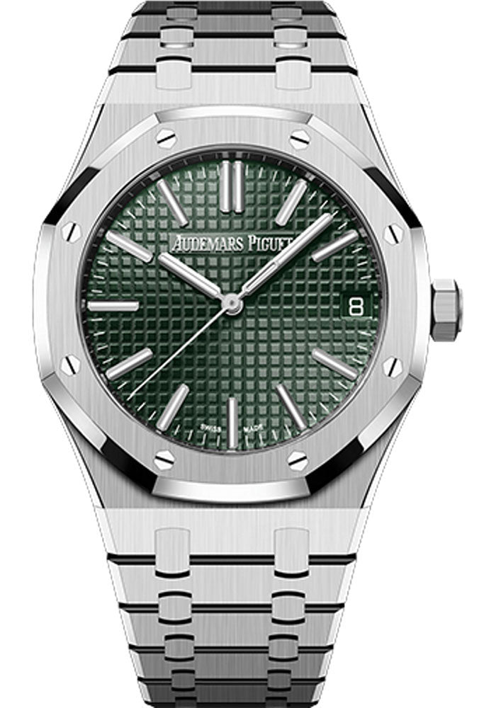 Audemars Piguet Royal Oak 41mm Stainless Steel Green Dial 15510ST.OO.1320ST.09
