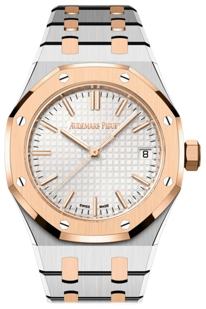 Audemars Piguet Royal Oak Rose Gold Stainless Steel Watch 15550SR.OO.1356SR.02