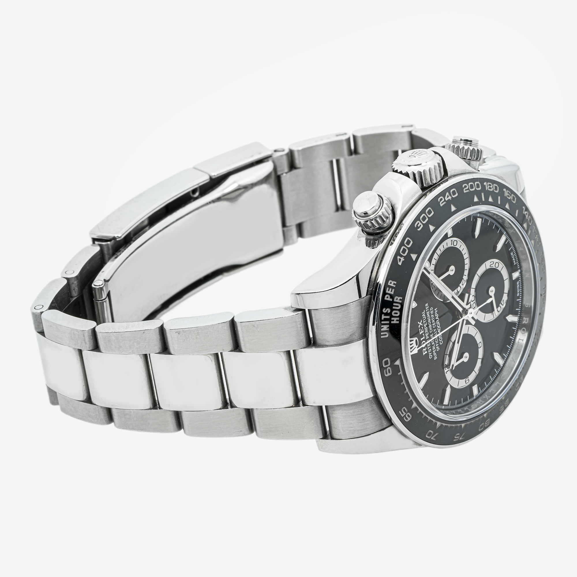ROLEX DAYTONA 40MM 116500LN REVERSE PANDA BLACK DIAL