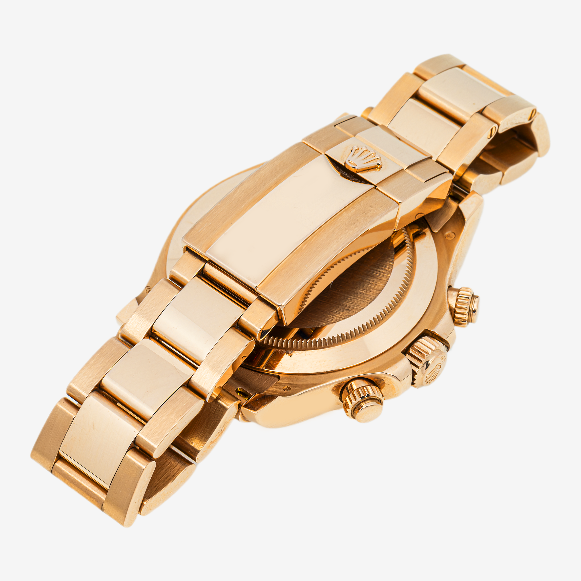 ROLEX DAYTONA 40MM 116505 CHOCOLATE INDEX DIAL ROSE GOLD OYSTER BRACELET
