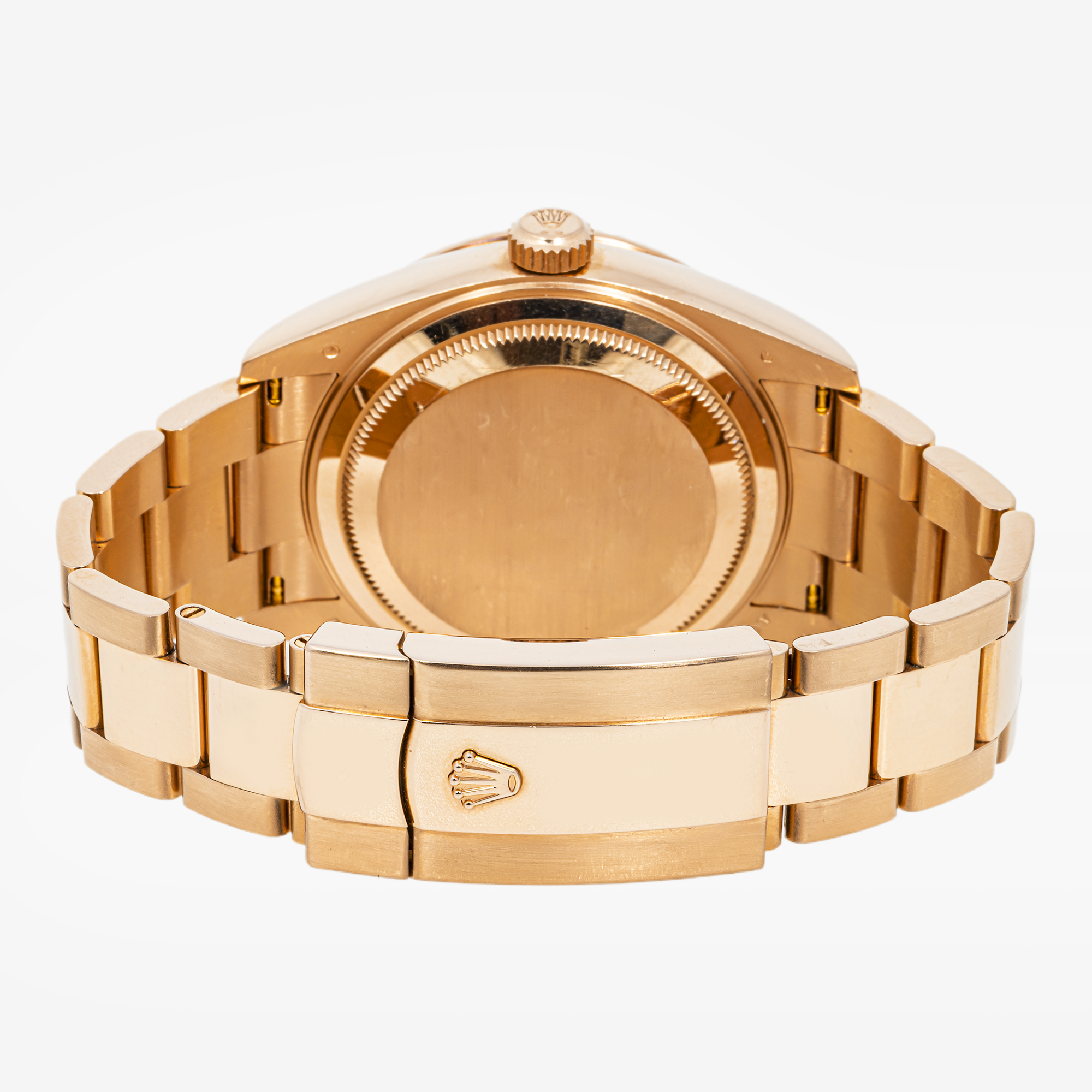 ROLEX SKY-DWELLER 42MM 326935 CHOCOLATE DIAL FLUTED BEZEL 18K ROSE GOLD OYSTER BRACELET