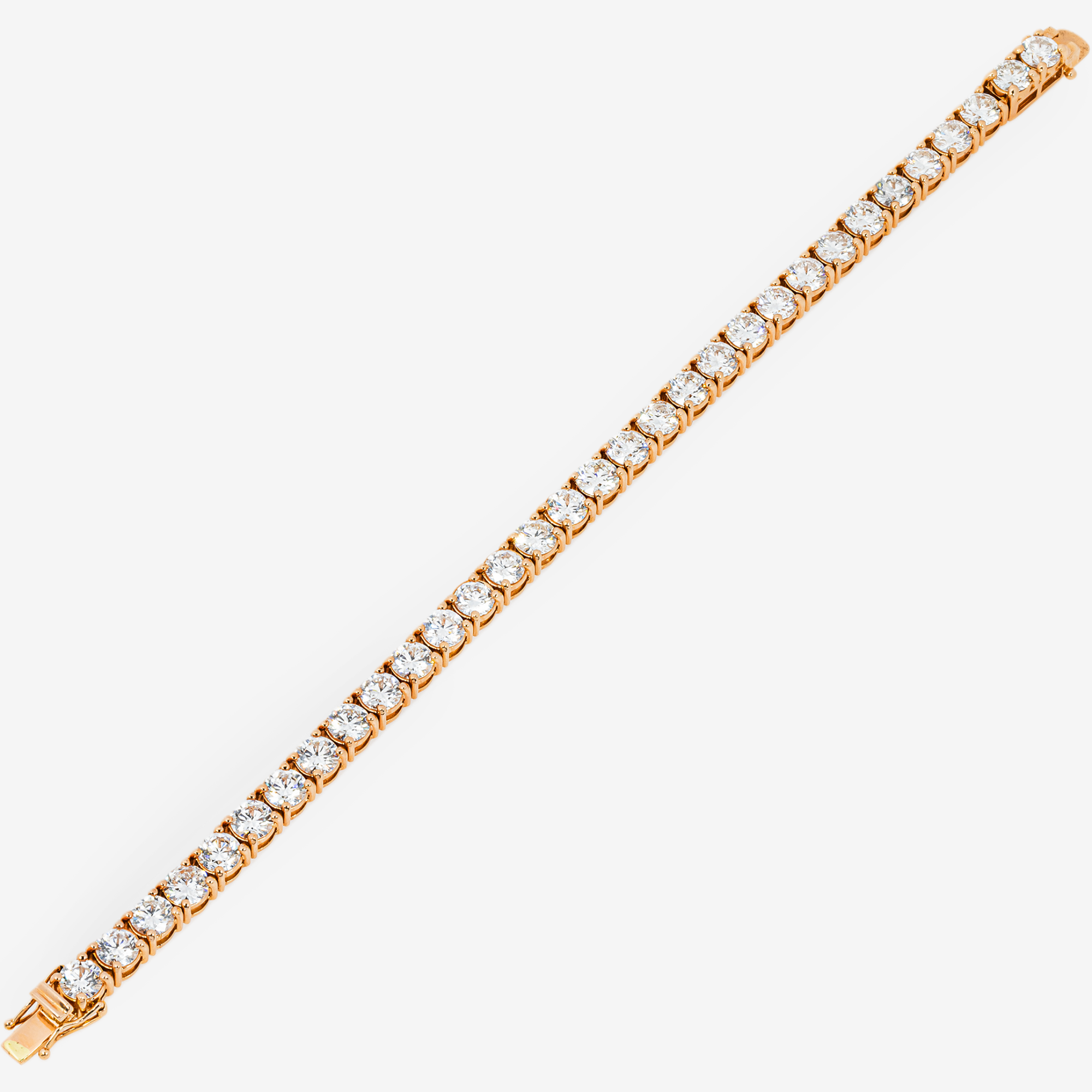 ROSE 30 POINTER TENNIS BRACELET WITH 13CT DIAMONDS