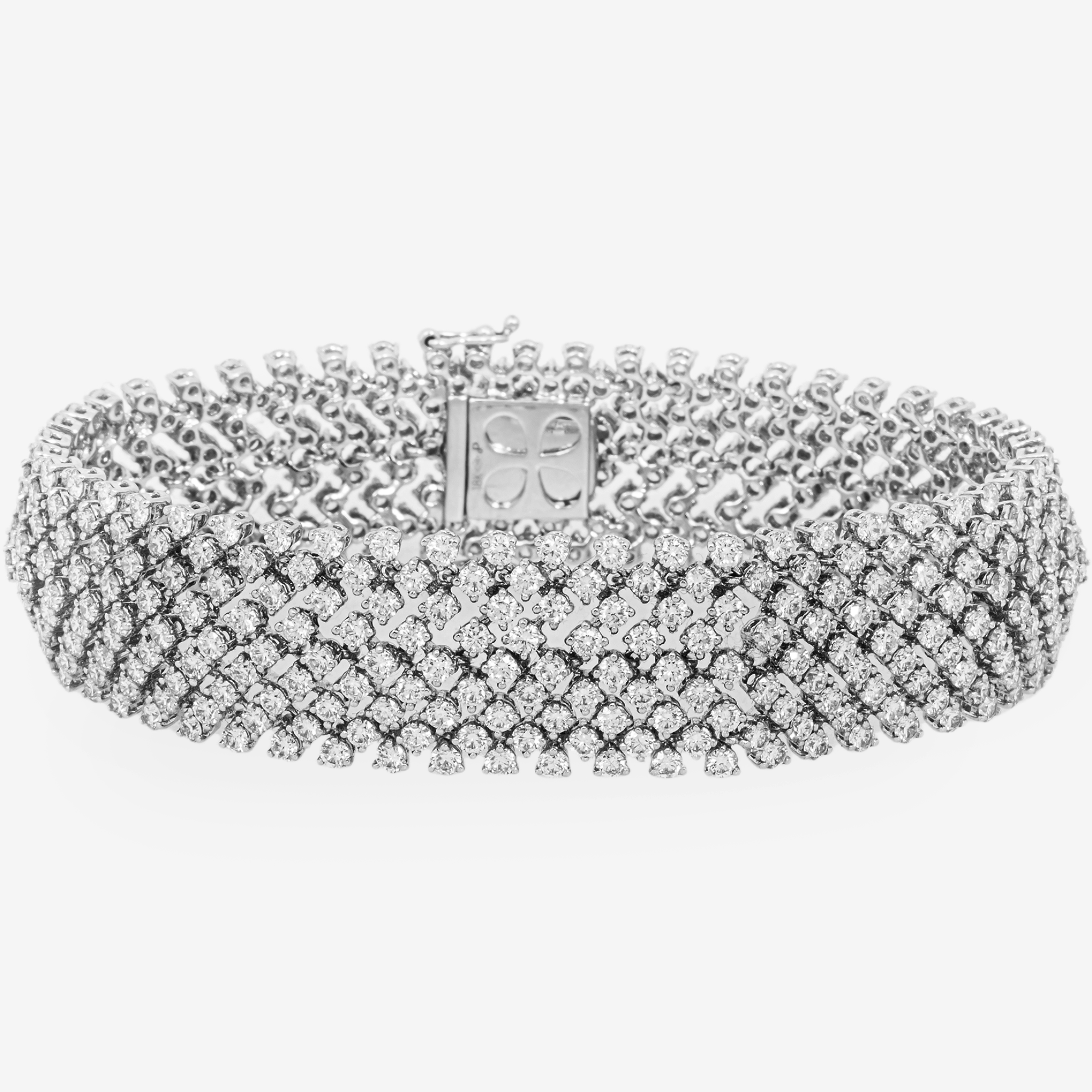 DIAMOND BASKET WEAVE BRACELET