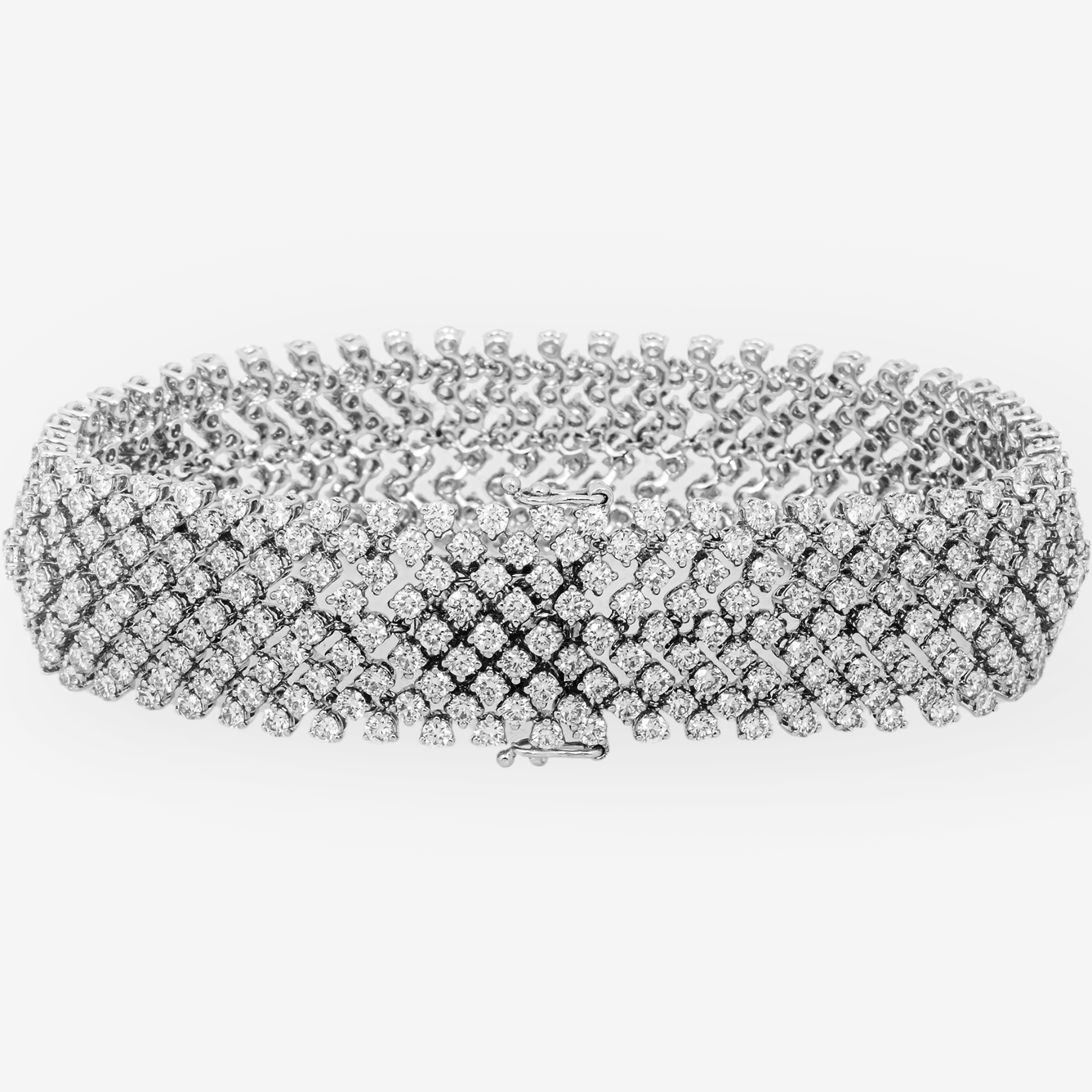 DIAMOND BASKET WEAVE BRACELET