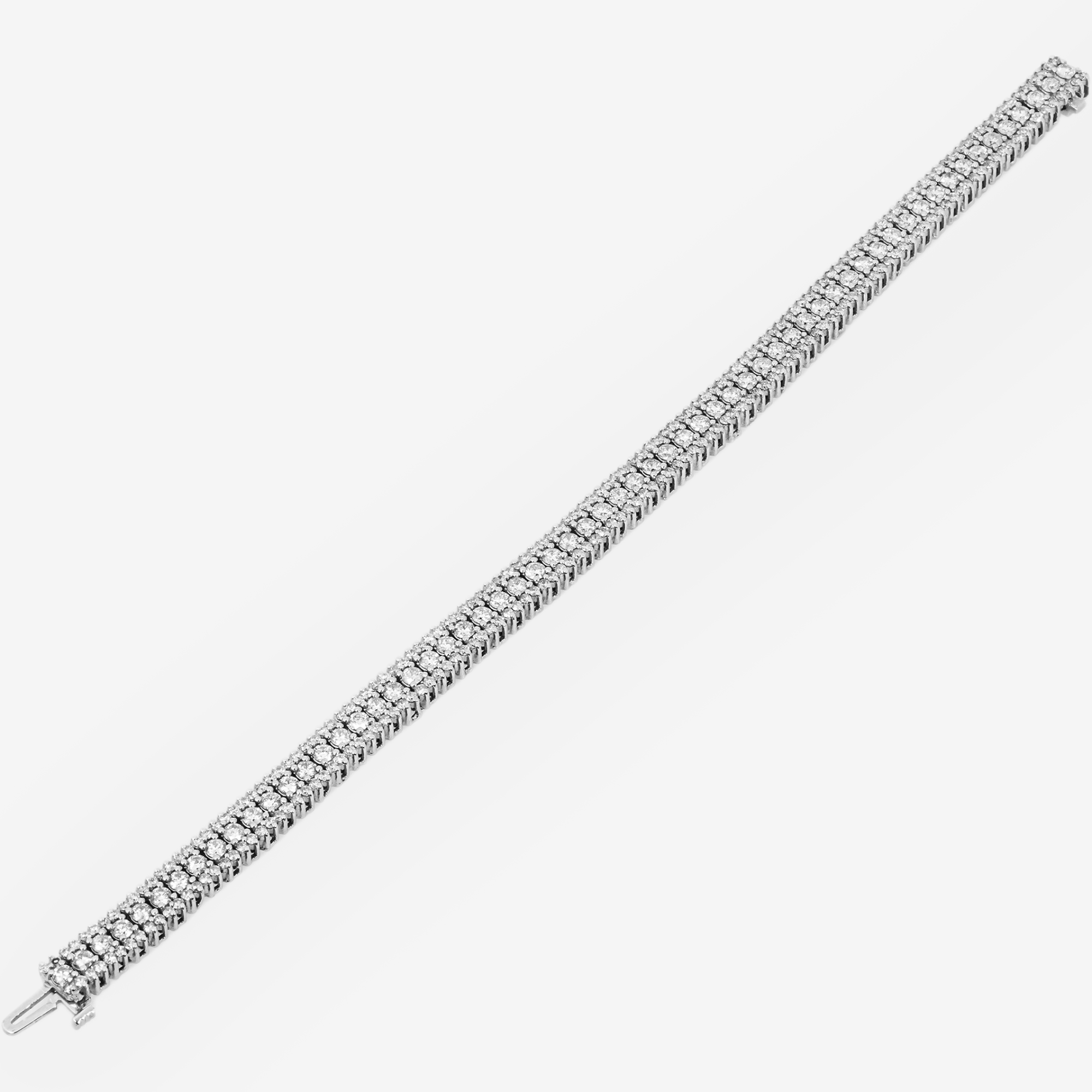 3 ROW DIAMOND TENNIS CHAIN