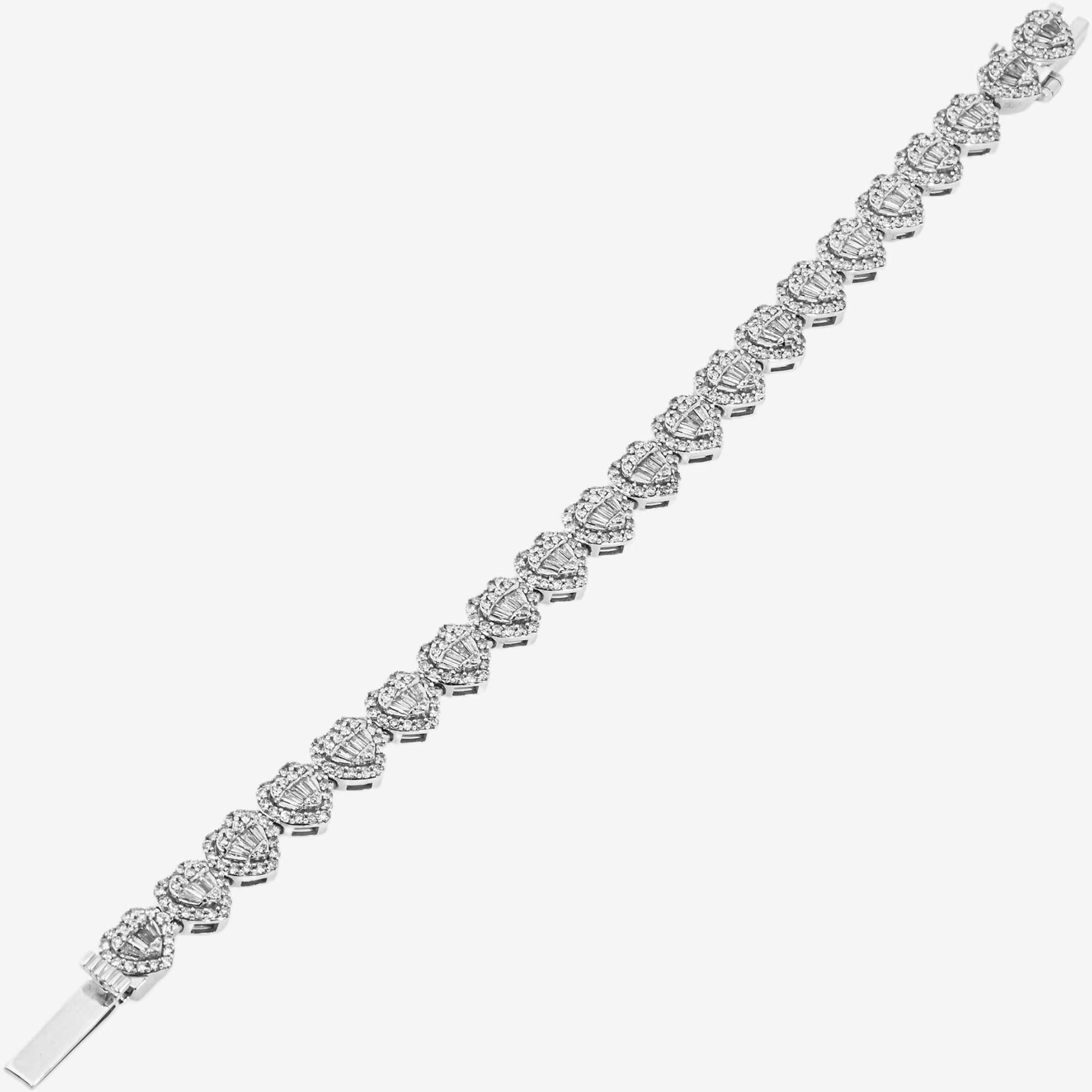WHITE BRACELET HEARTS