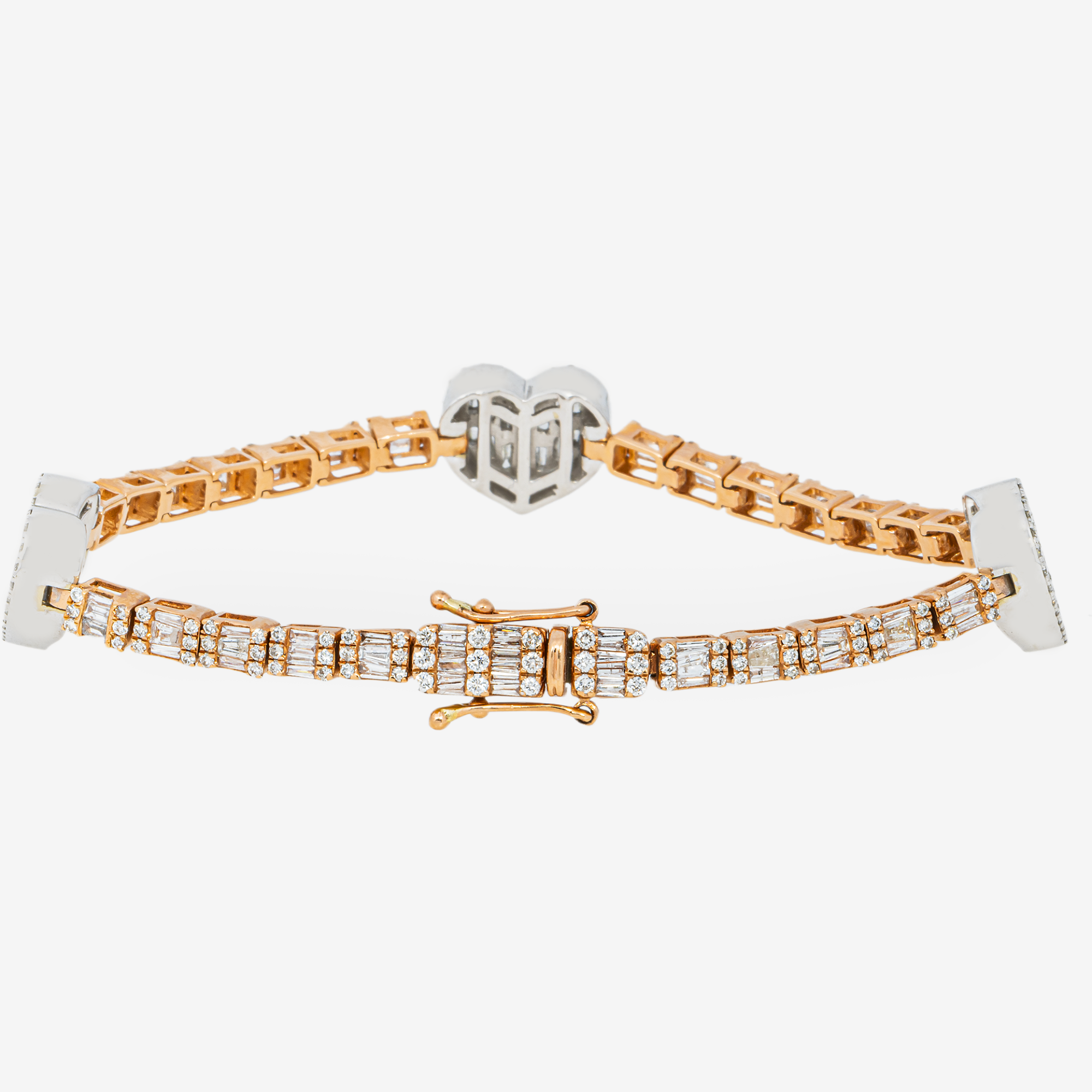 ROSE HEART TENNIS BRACELET