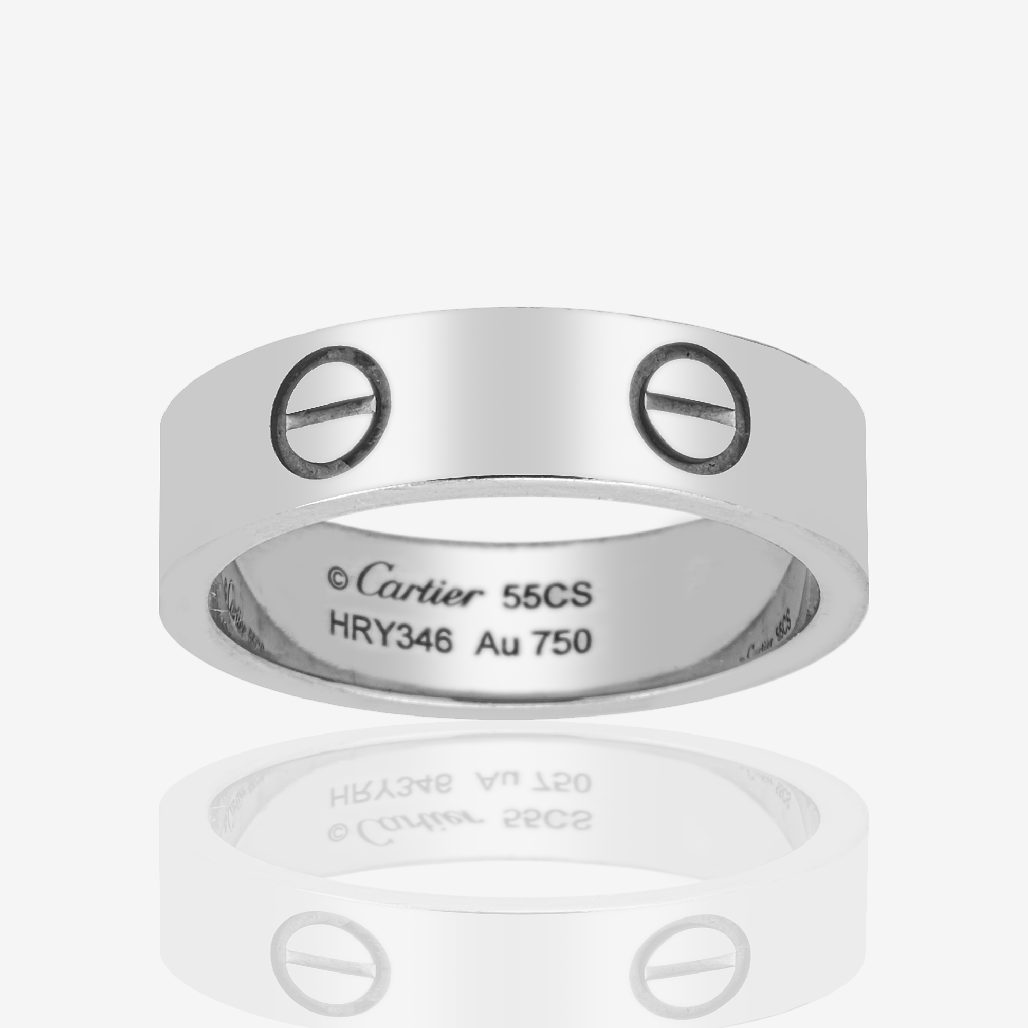 18K CARTIER LOVE RING IN WG