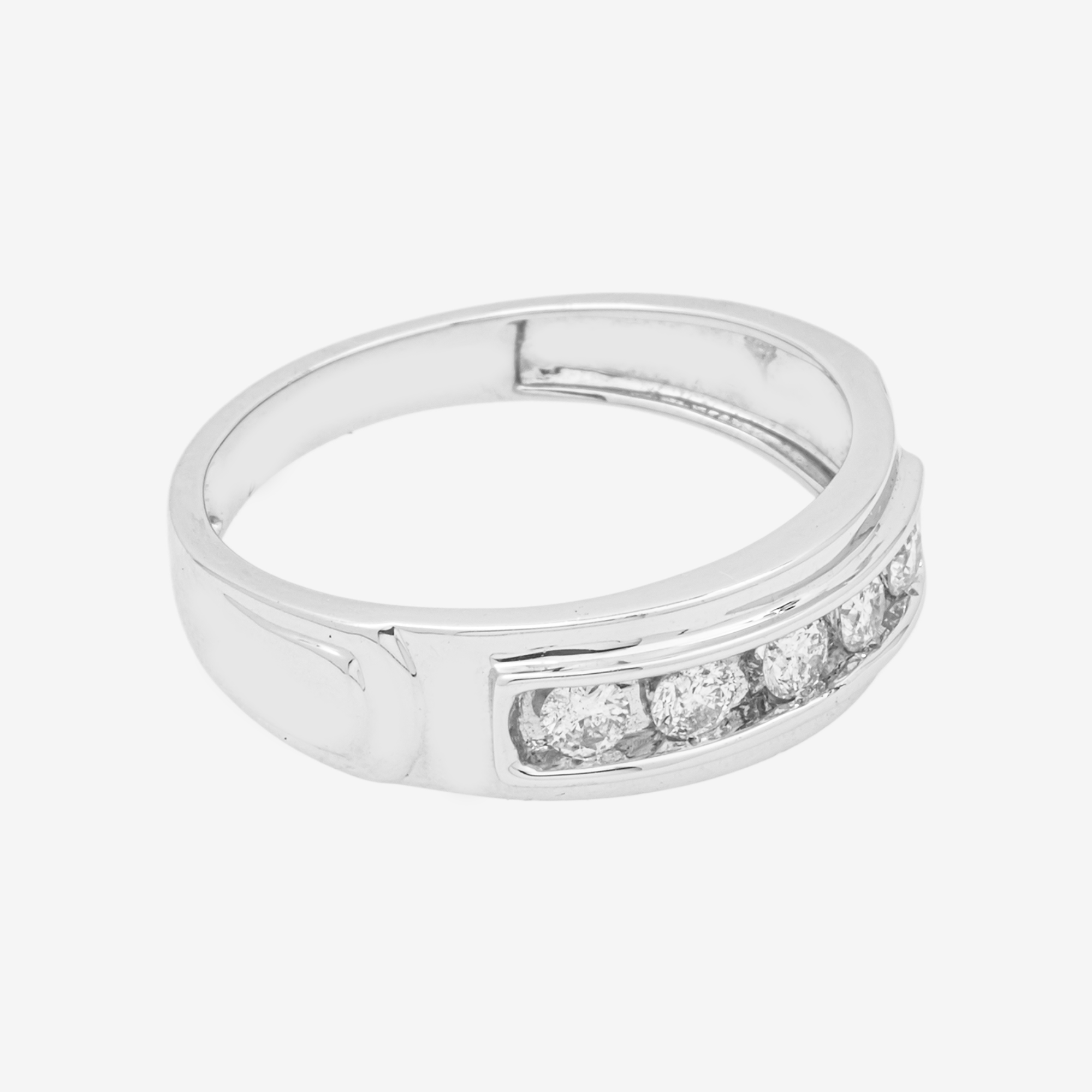 14KT DIAMOND RING IN WG 1.15CT DIAMONDS