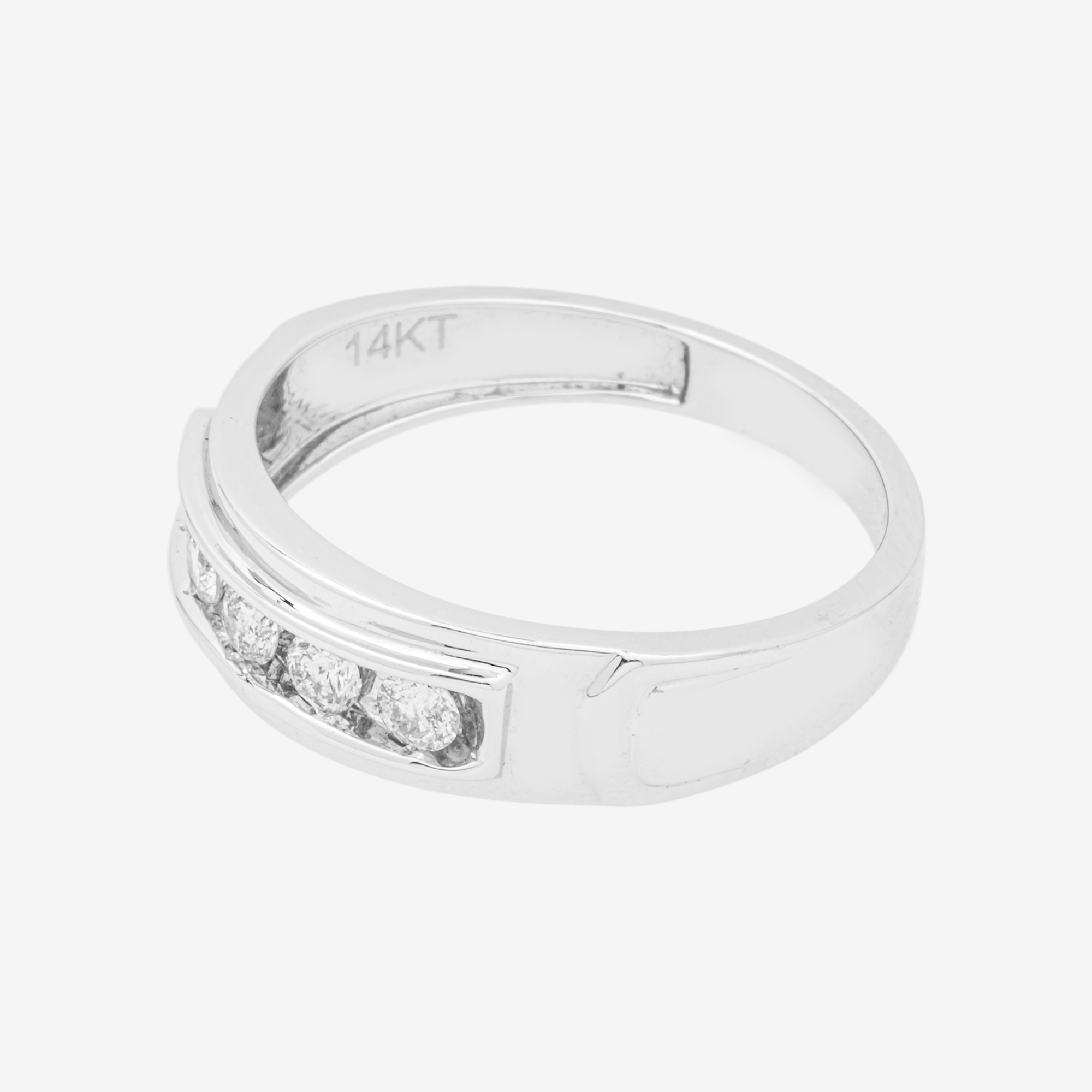 14KT DIAMOND RING IN WG 1.15CT DIAMONDS