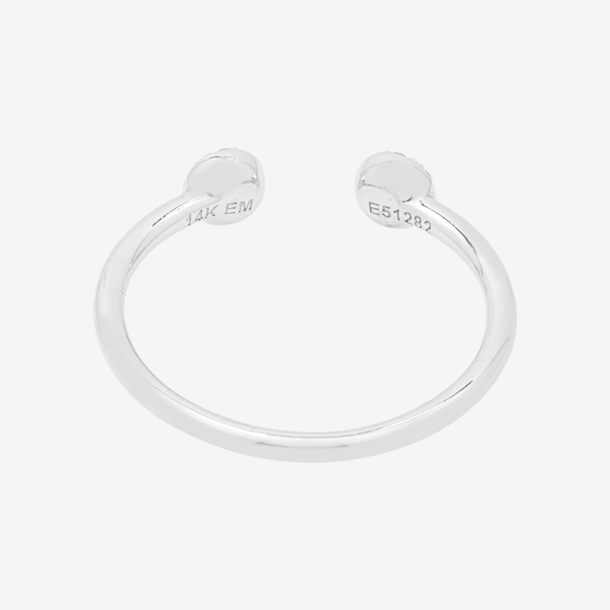 DOUBLE CIRCLE DIAMOND RING IN WG 1.15 CT DIAMONDS