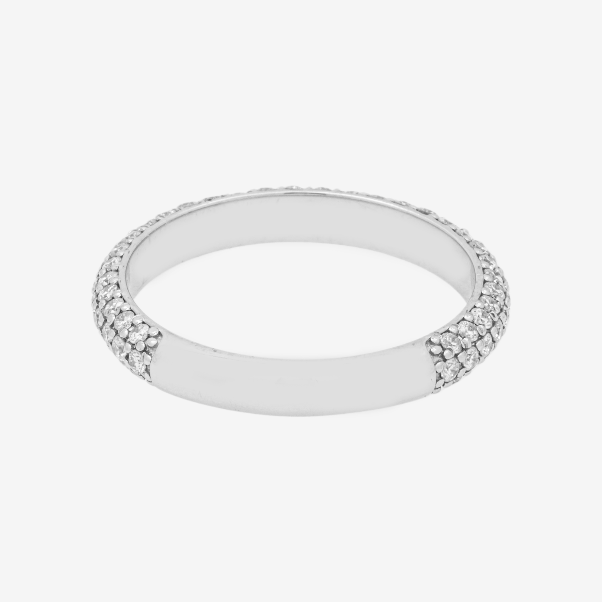 14K ETERNITY RING IN WG .8 CT DIAMONDS