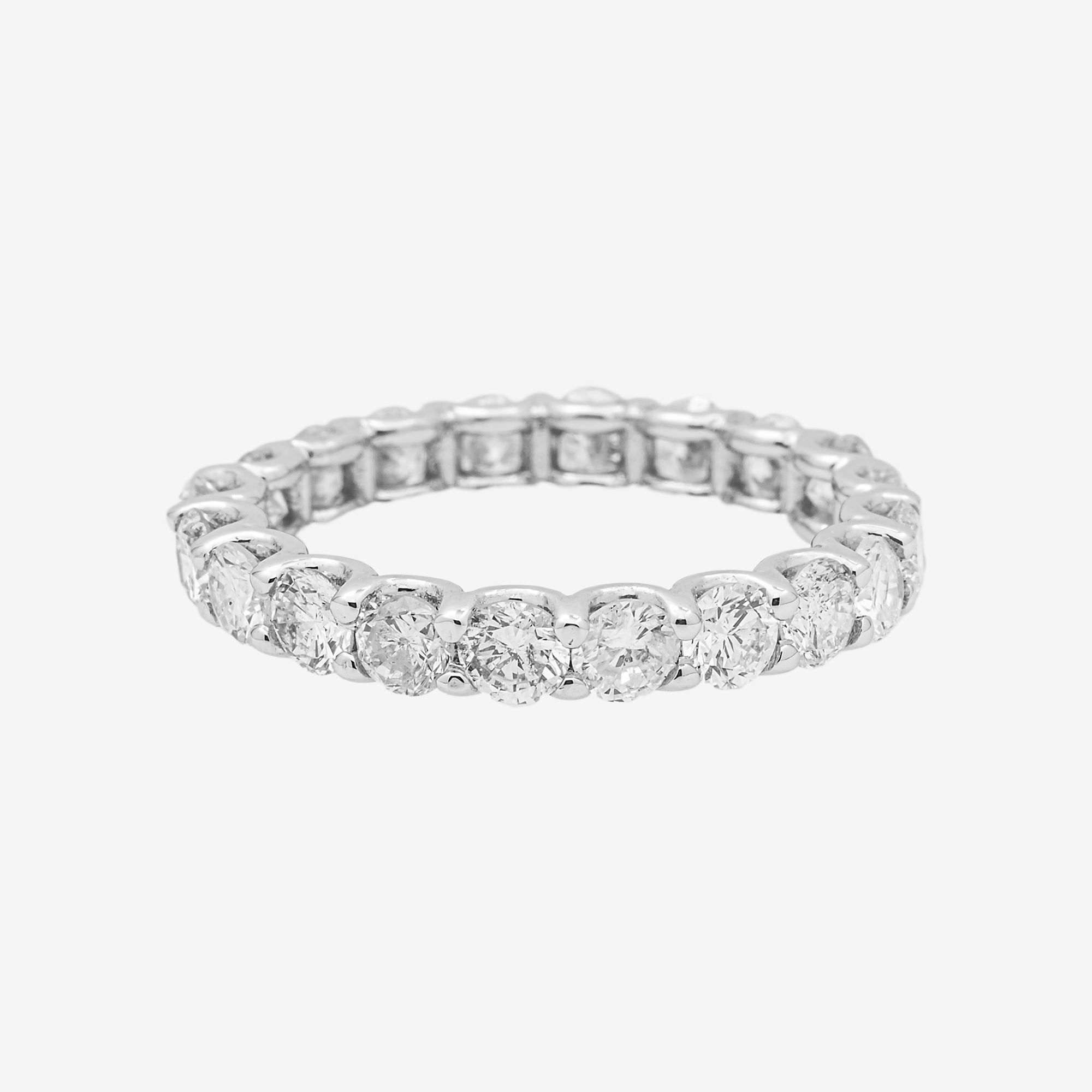14K ETERNITY RING IN WG 2.15 CT DIAMONDS