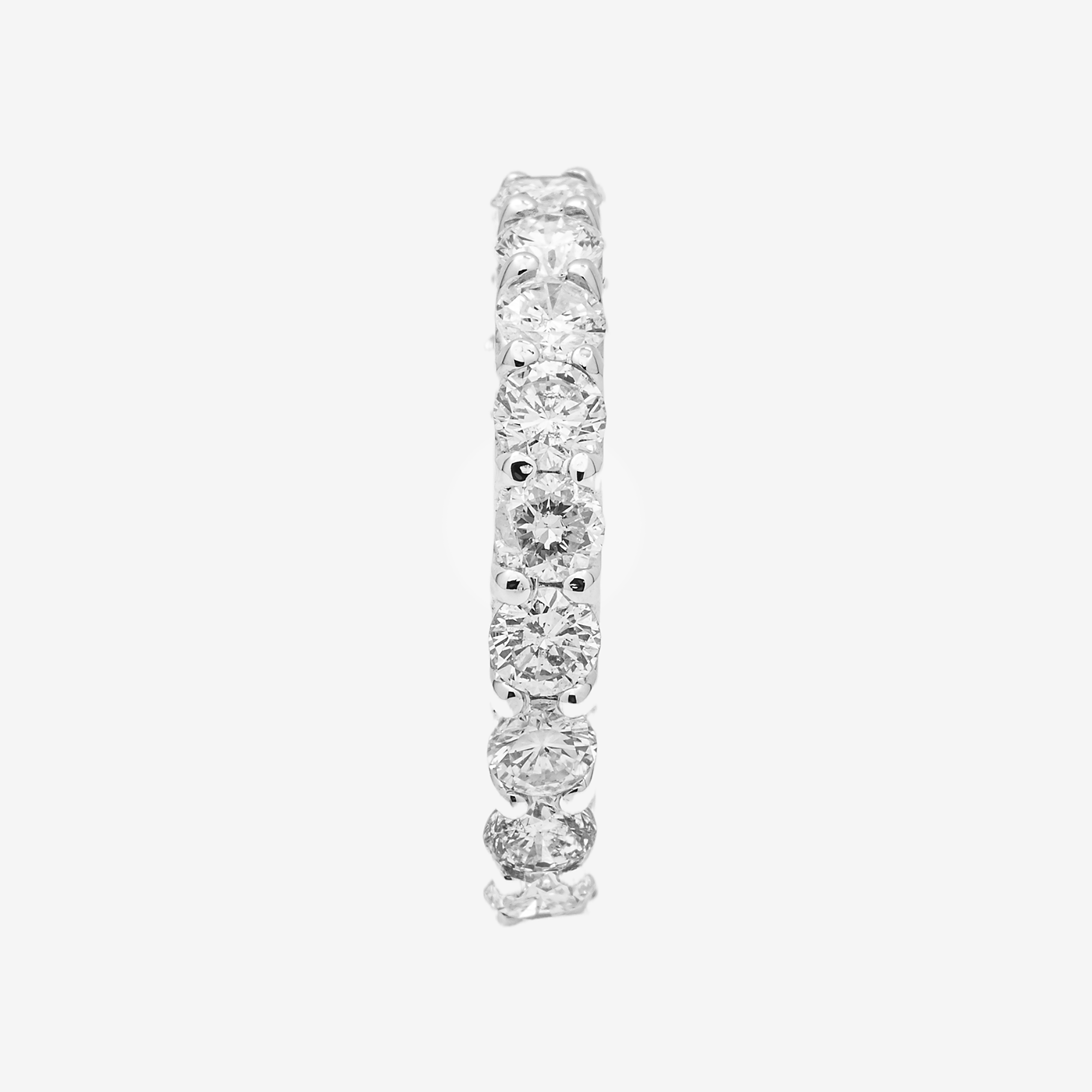 14K ETERNITY RING IN WG 2.15 CT DIAMONDS