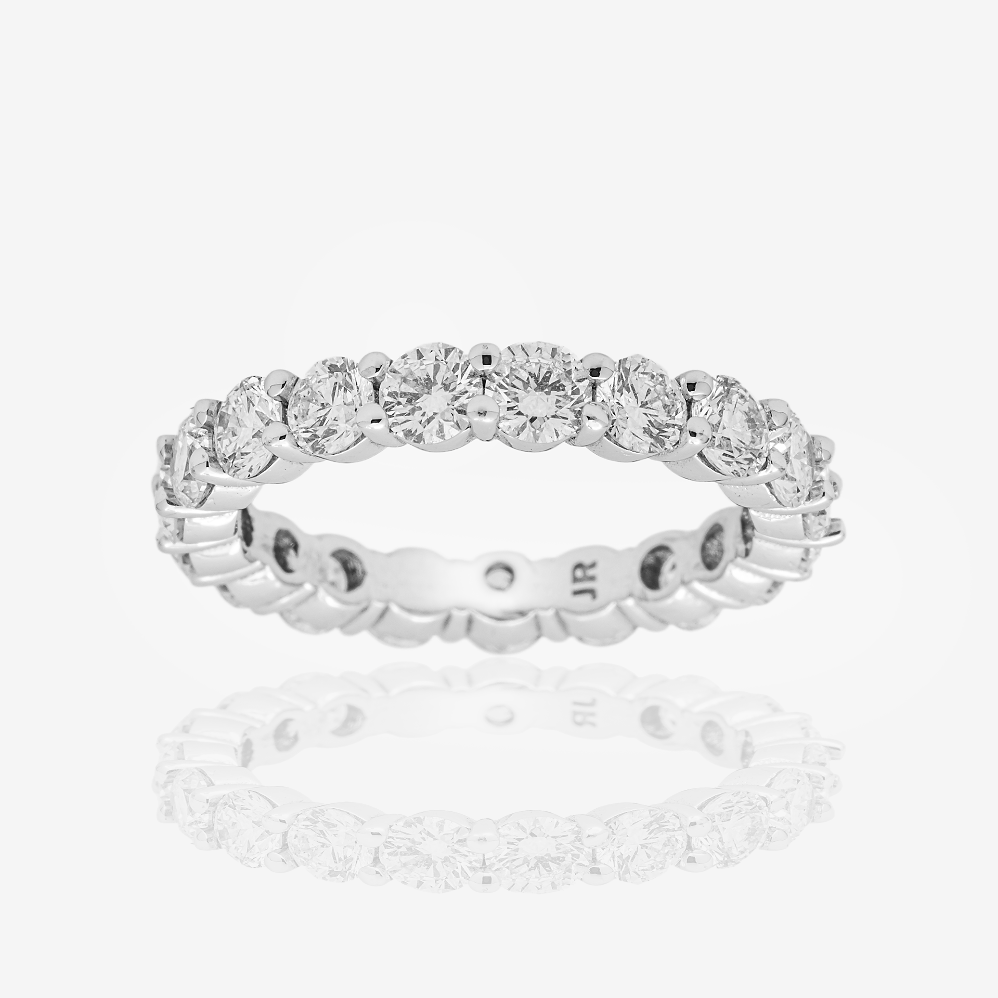 14K ETERNITY RING IN WG 1.7 CT DIAMONDS