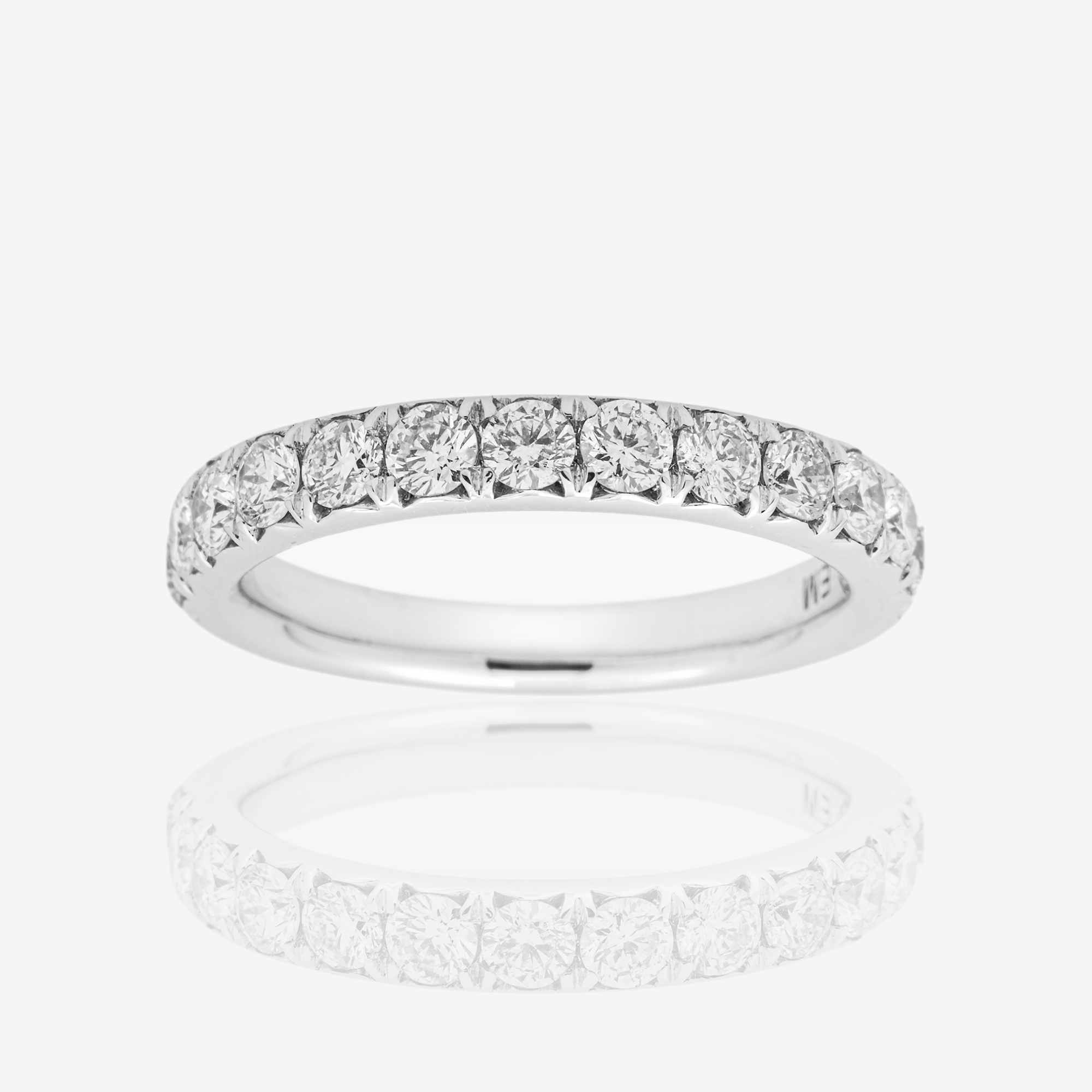 14K ETERNITY RING IN WG 1.05 CT DIAMONDS