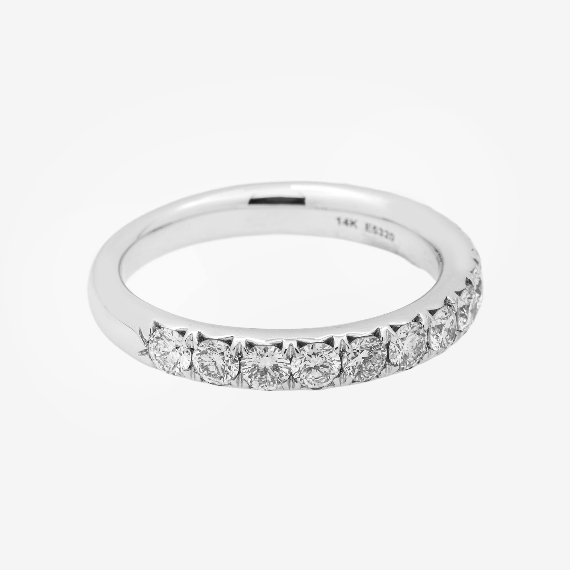 14K ETERNITY RING IN WG 1.05 CT DIAMONDS