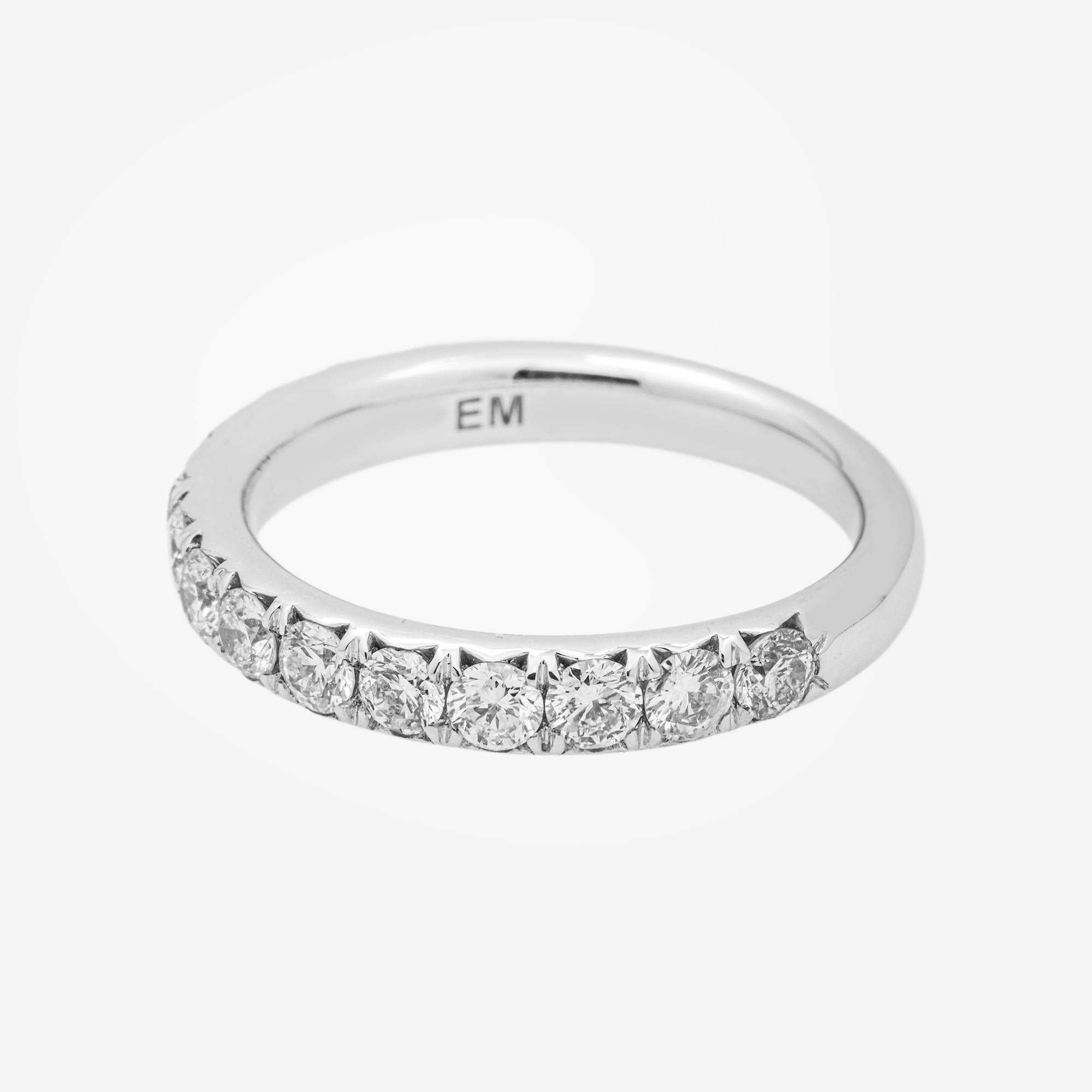 14K ETERNITY RING IN WG 1.05 CT DIAMONDS