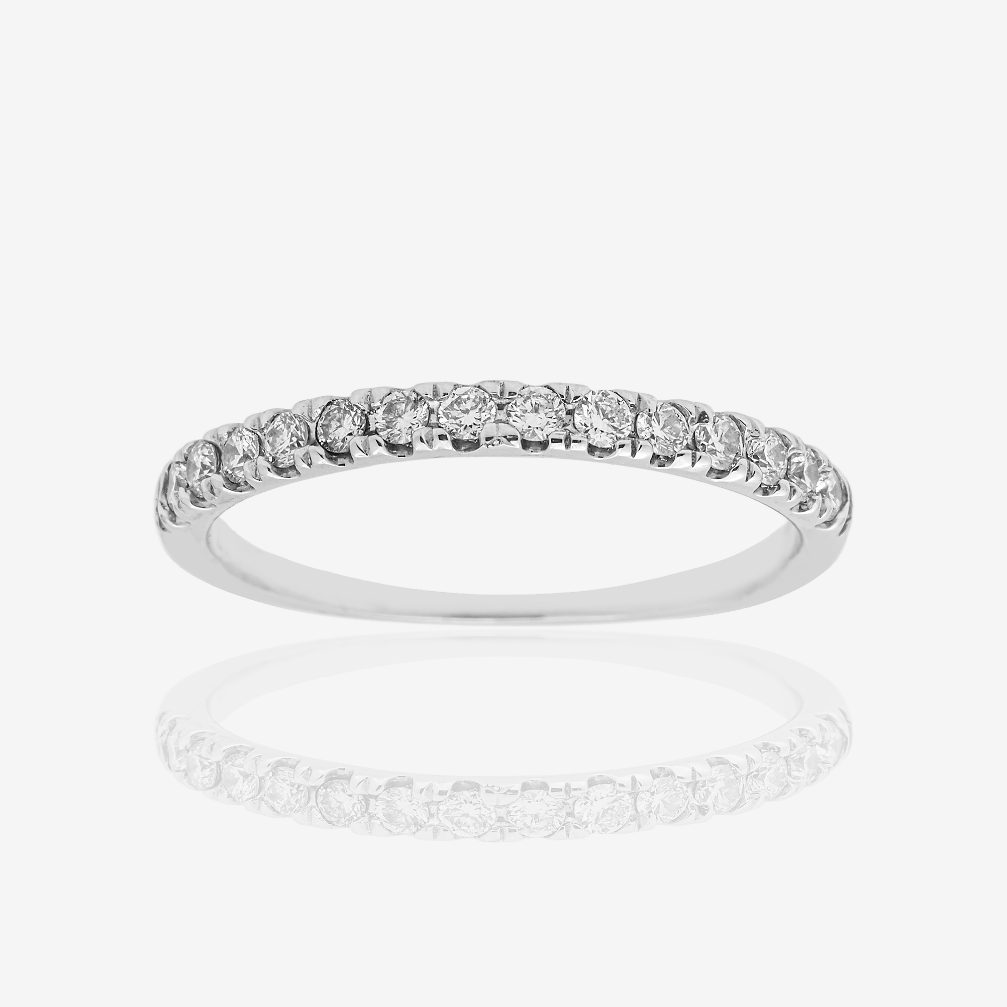 14K ETERNITY RING IN WG 2.6 CT DIAMONDS
