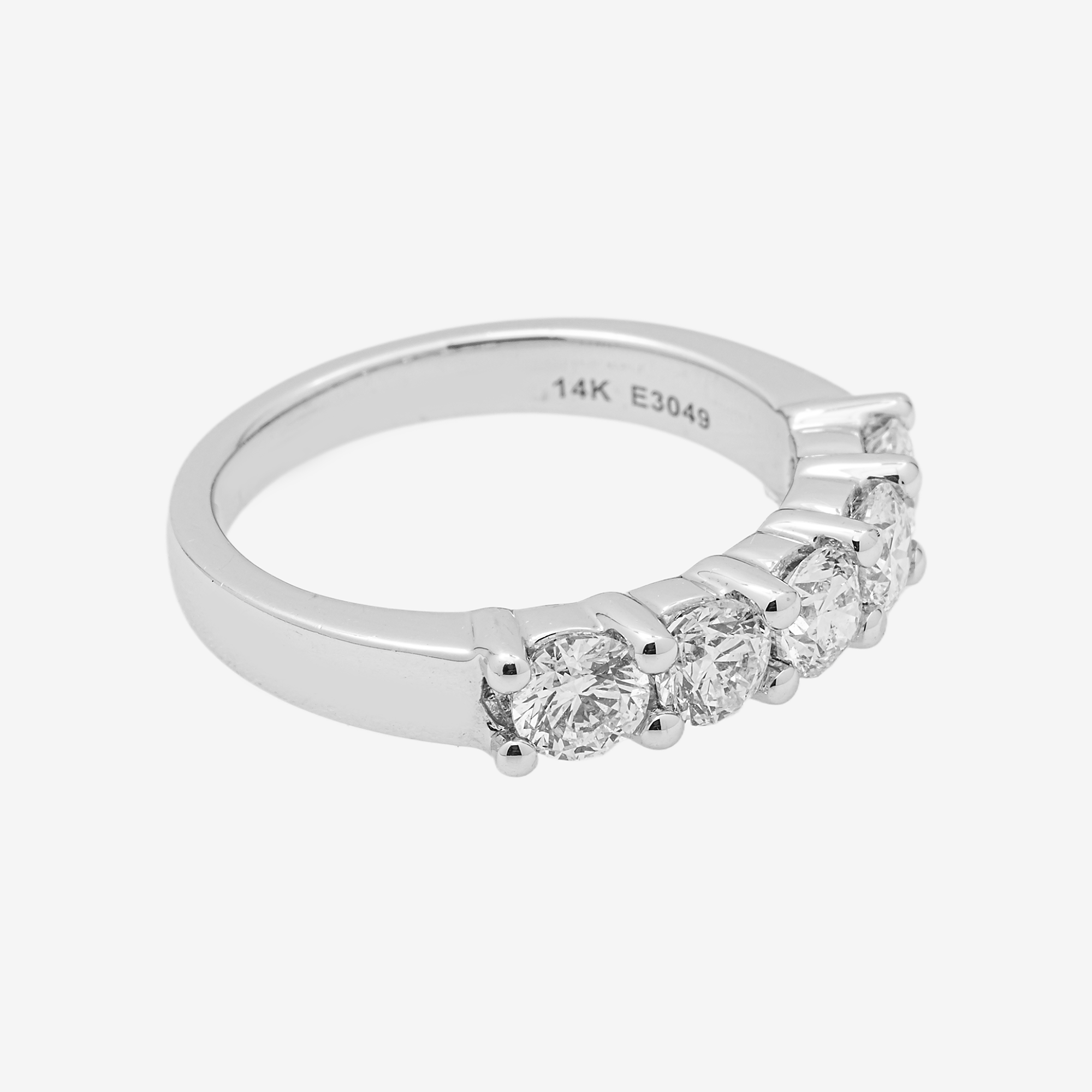 14K ETERNITY RING IN WG 1.2 CT DIAMONDS