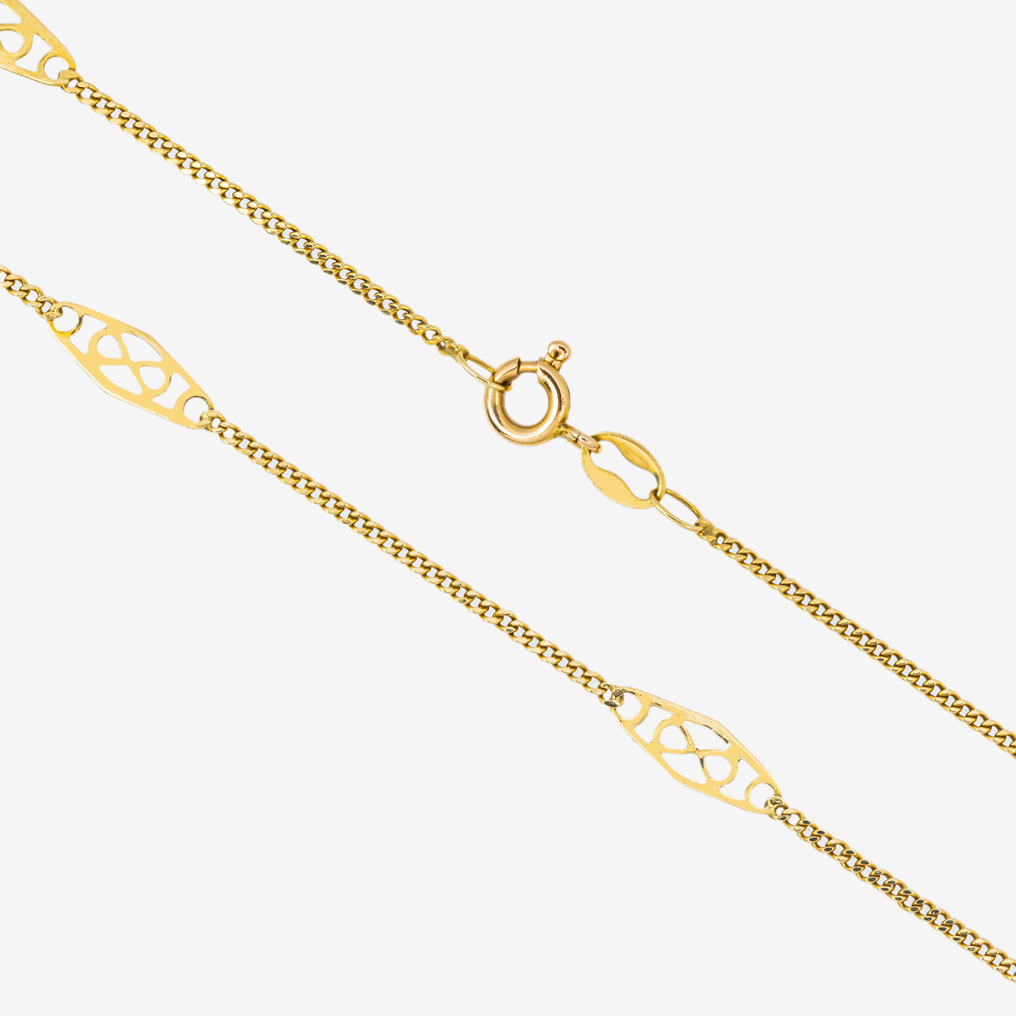 INFINITY CHARM NECKLACE IN YG