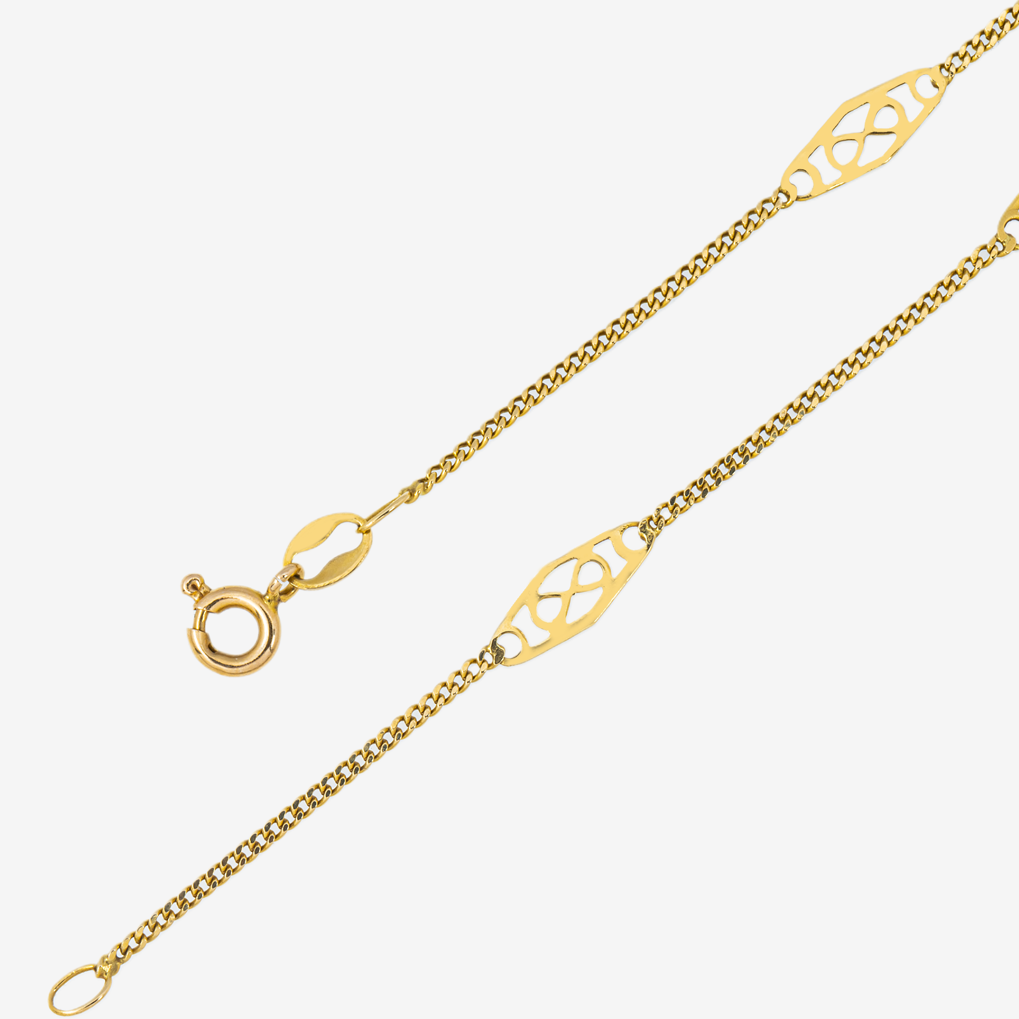 INFINITY CHARM NECKLACE IN YG