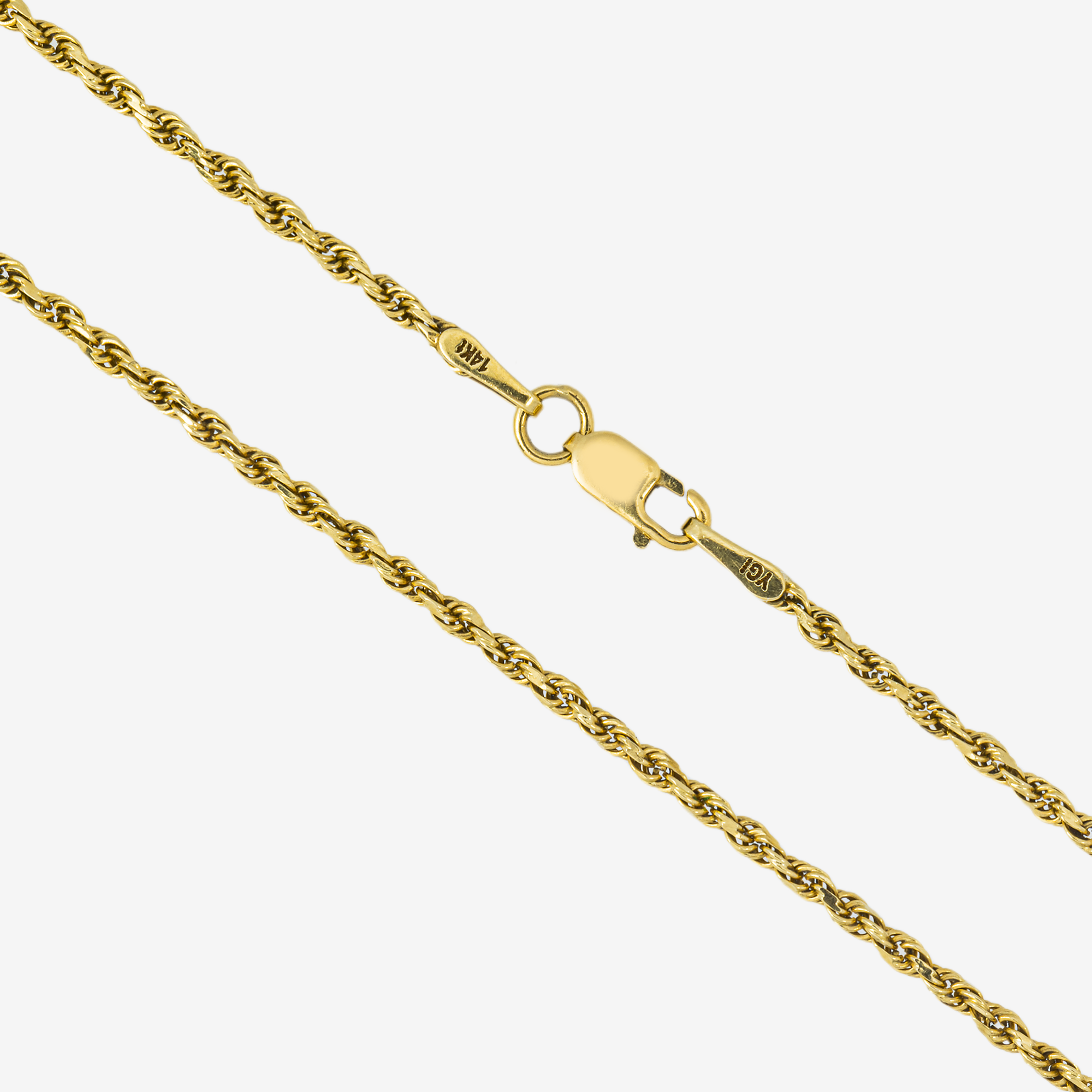 14K ROPE CHAIN IN YG