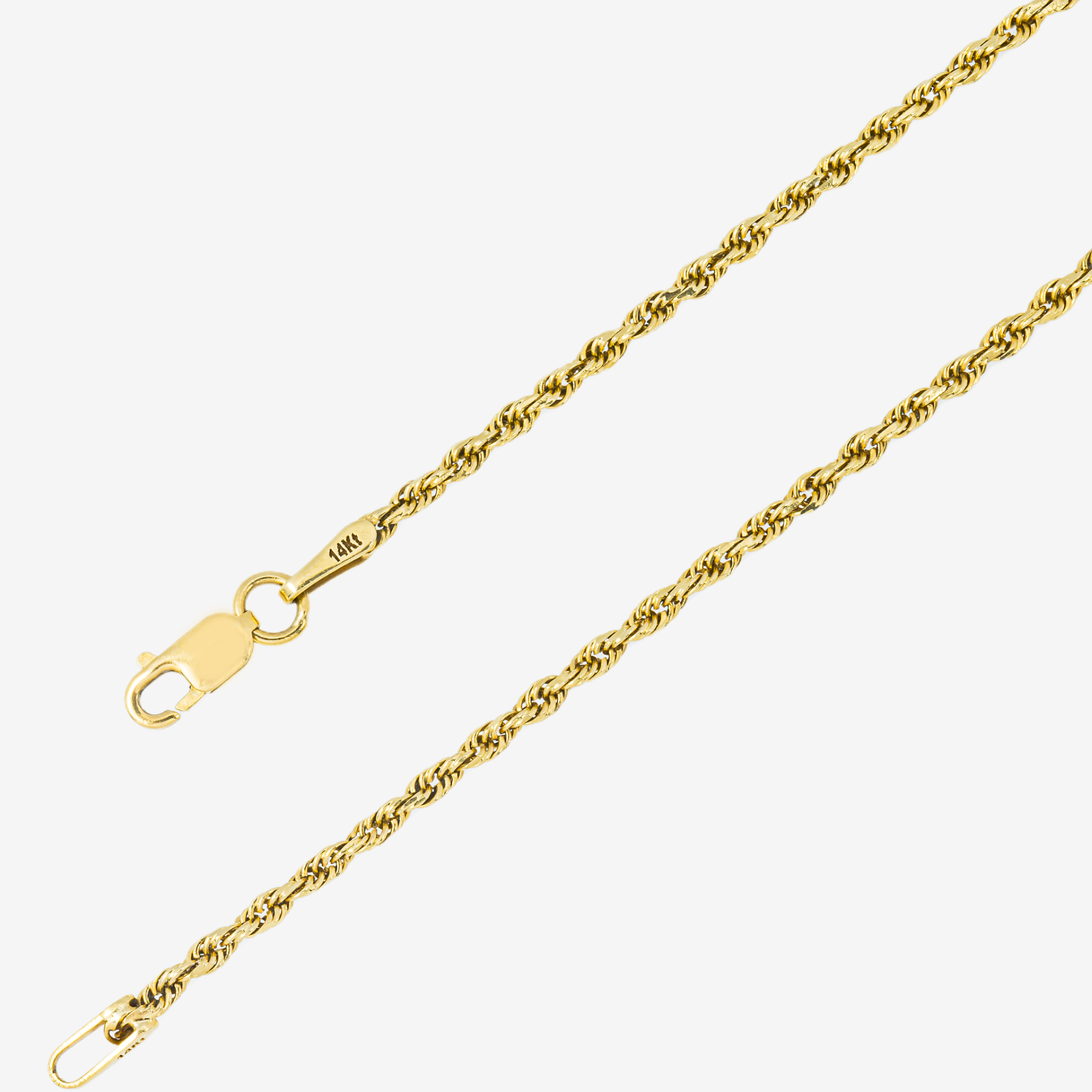 14K ROPE CHAIN IN YG