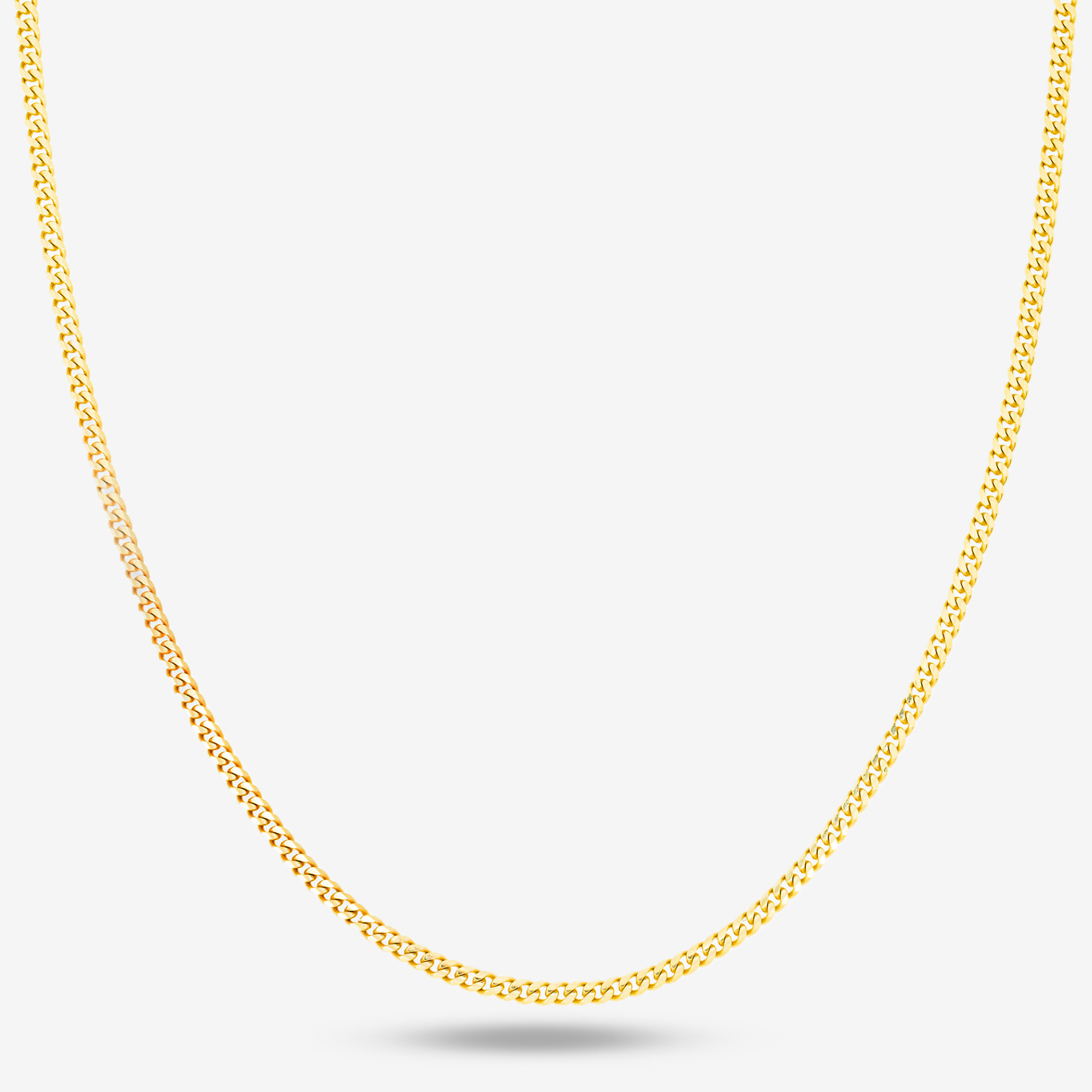 14K CUBAN LINK CHAIN IN YG