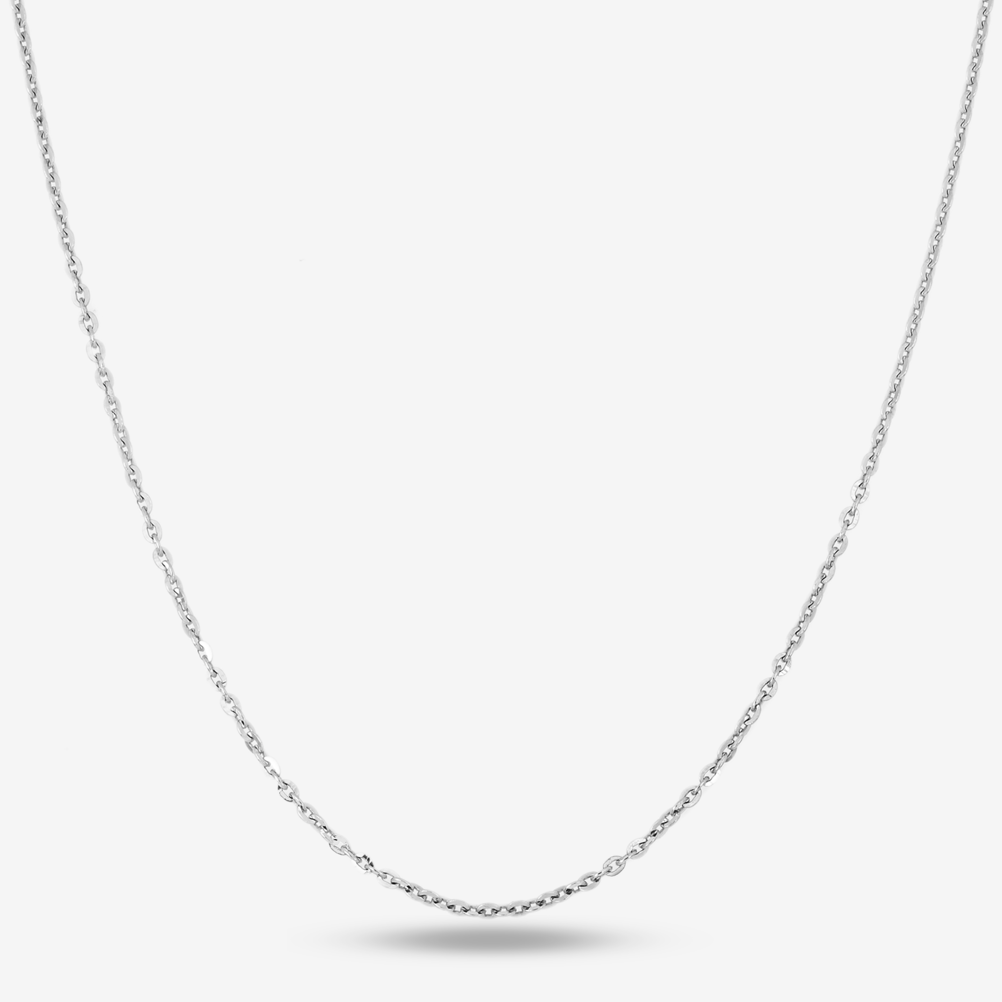 14K CABLE LINK CHAIN IN WG