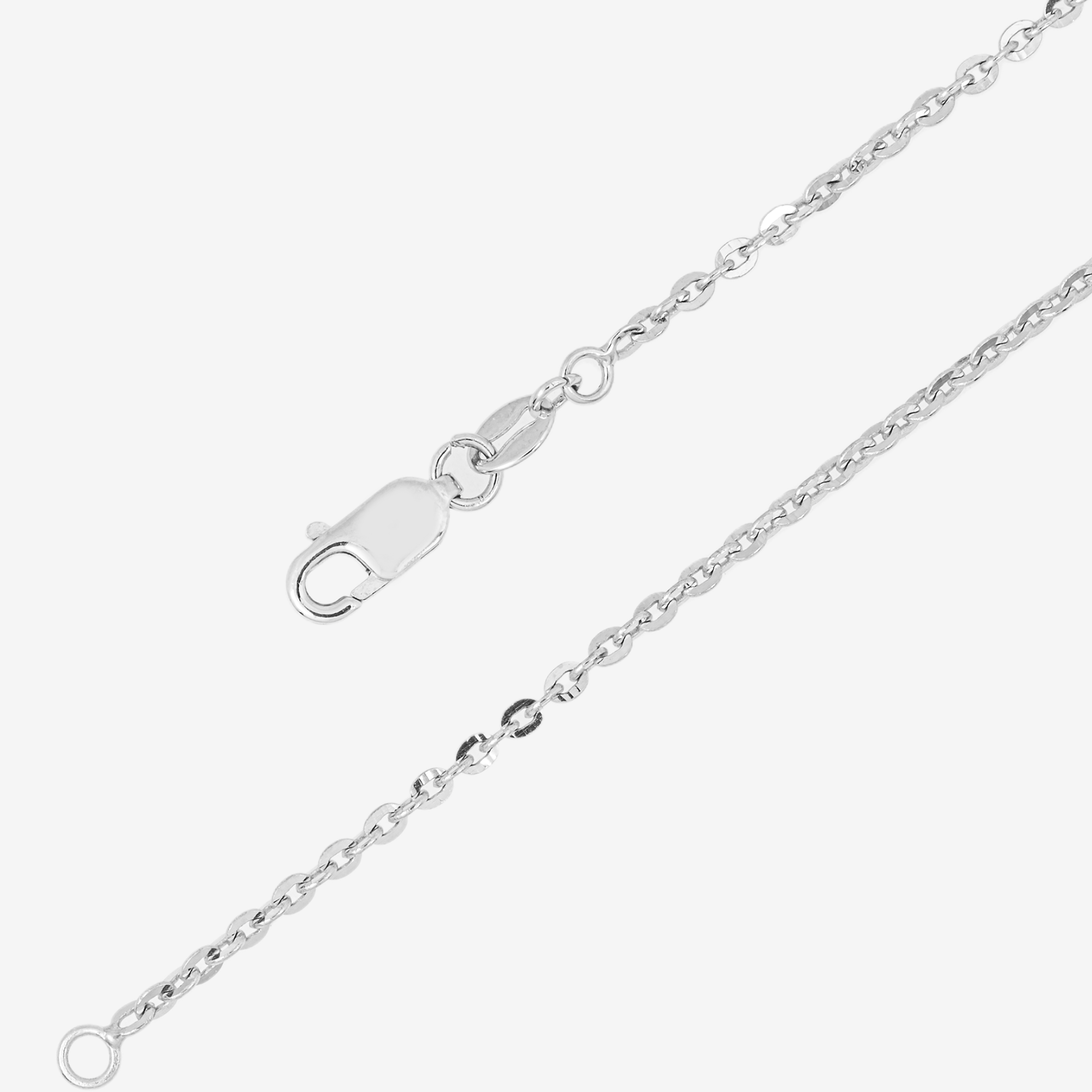 14K CABLE LINK CHAIN IN WG