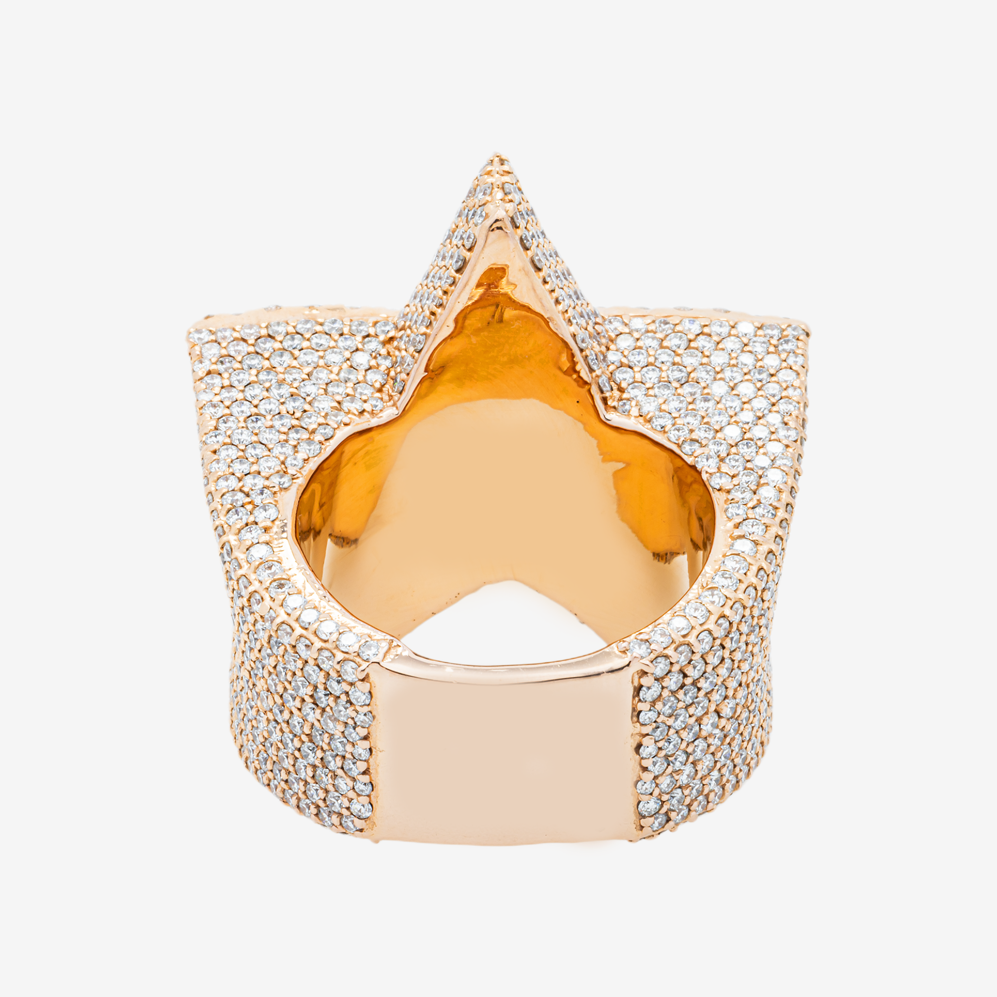14K STAR DIAMOND RING IN RG 8.66 CT DIAMONDS