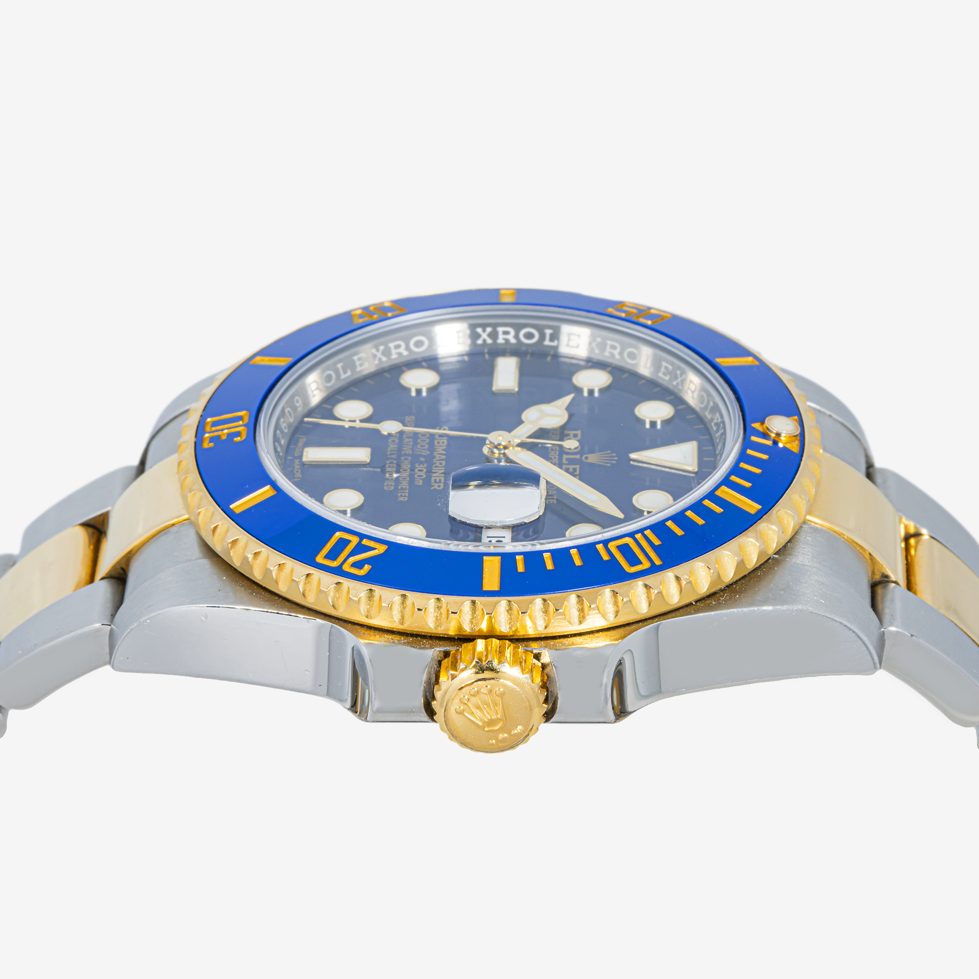 ROLEX SUBMARINER DATE 41MM 126613LB BLUESY BLUE DIAL TWO TONE YELLOW GOLD OYSTER BRACELET