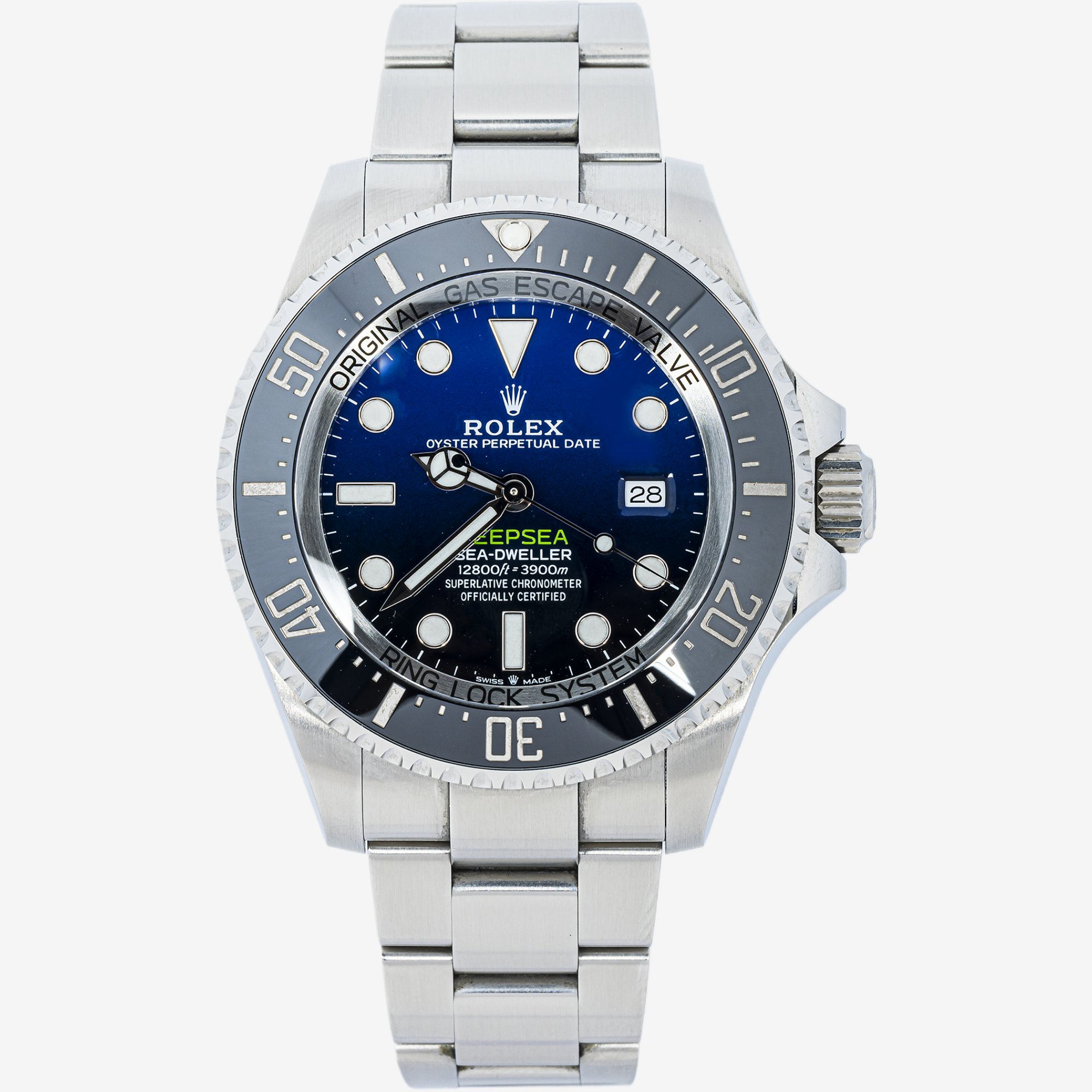 ROLEX SEA-DWELLER DEEPSEA 44MM 126660 JAMES CAMERON STAINLESS STEEL OYSTER BRACELET