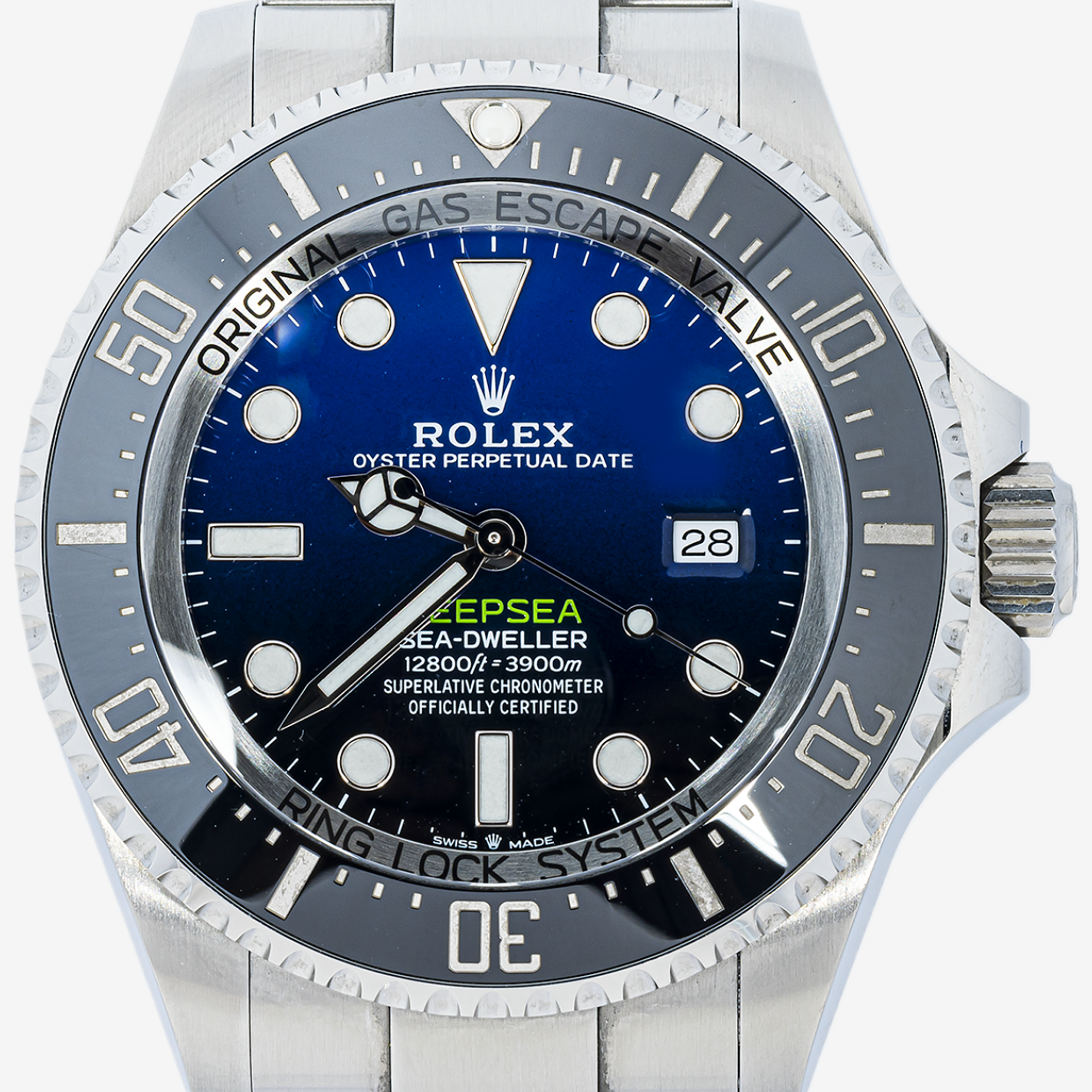 ROLEX SEA-DWELLER DEEPSEA 44MM 126660 JAMES CAMERON STAINLESS STEEL OYSTER BRACELET