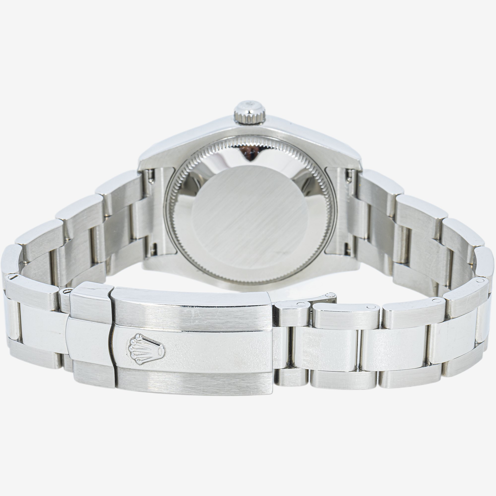 ROLEX DATEJUST 31MM 178240 SILVER ROMAN DIAL SMOOTH BEZEL STAINLESS STEEL OYSTER BRACELET