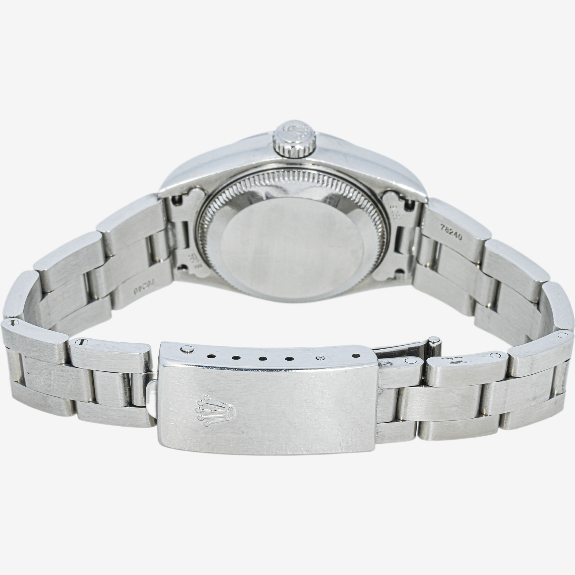 ROLEX DATEJUST 26MM 79160 BLUE ROMAN DIAL SMOOTH BEZEL STAINLESS STEEL OYSTER BRACELET