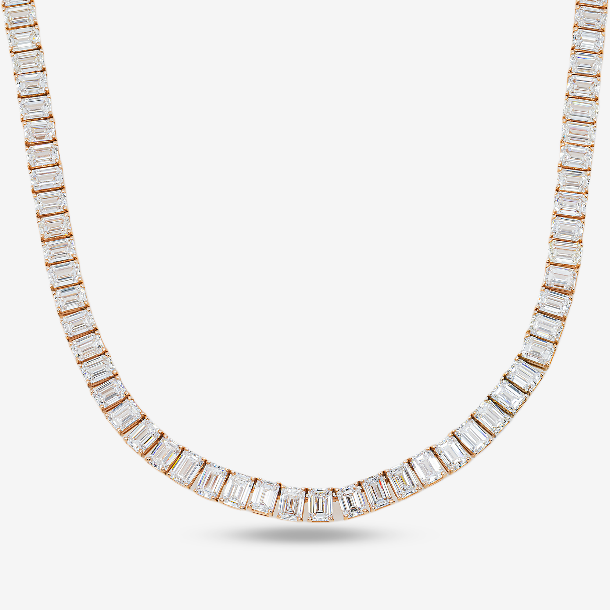 EMERALD LINK SOLID GOLD DIAMOND CHAIN (PRICE)