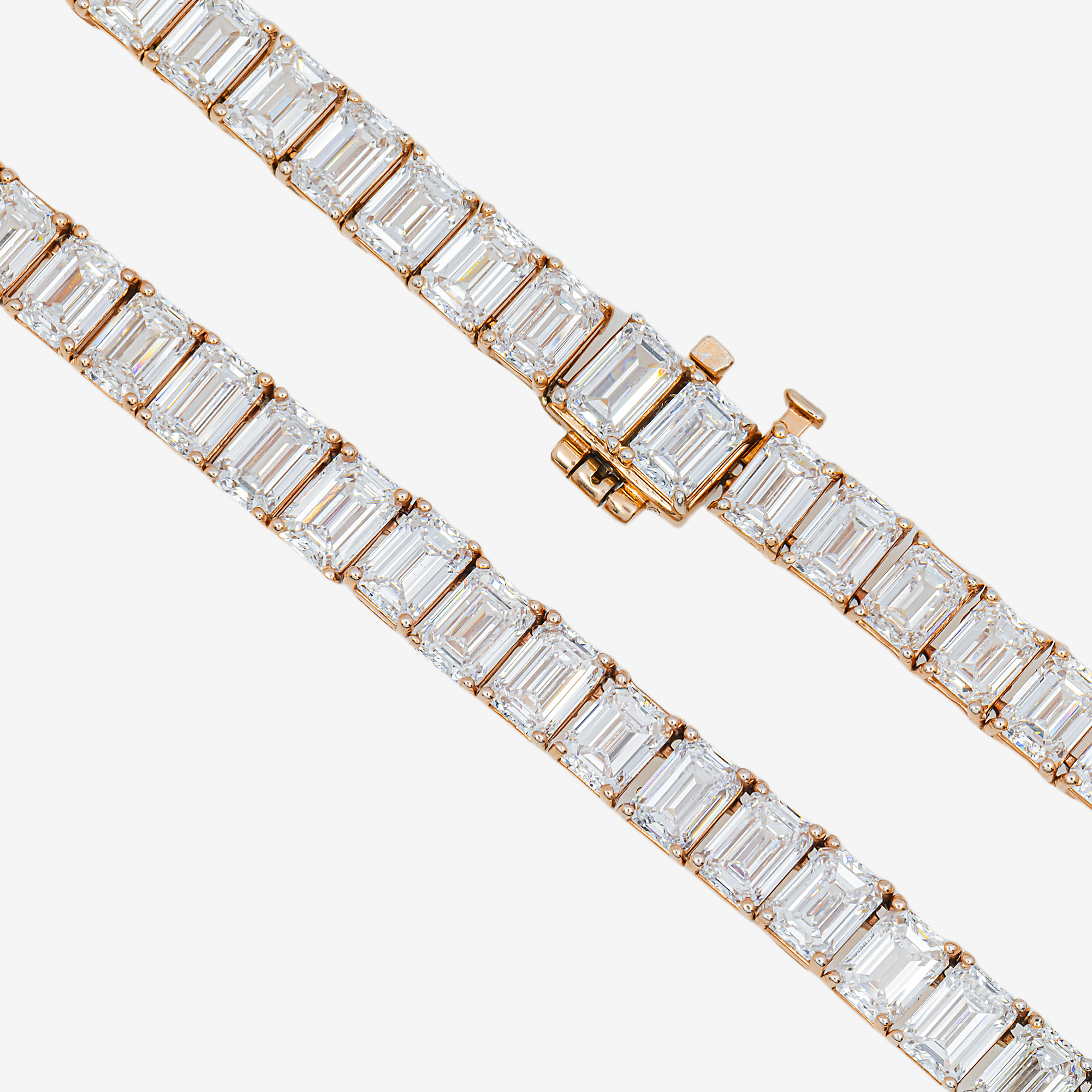 EMERALD LINK SOLID GOLD DIAMOND CHAIN (PRICE)