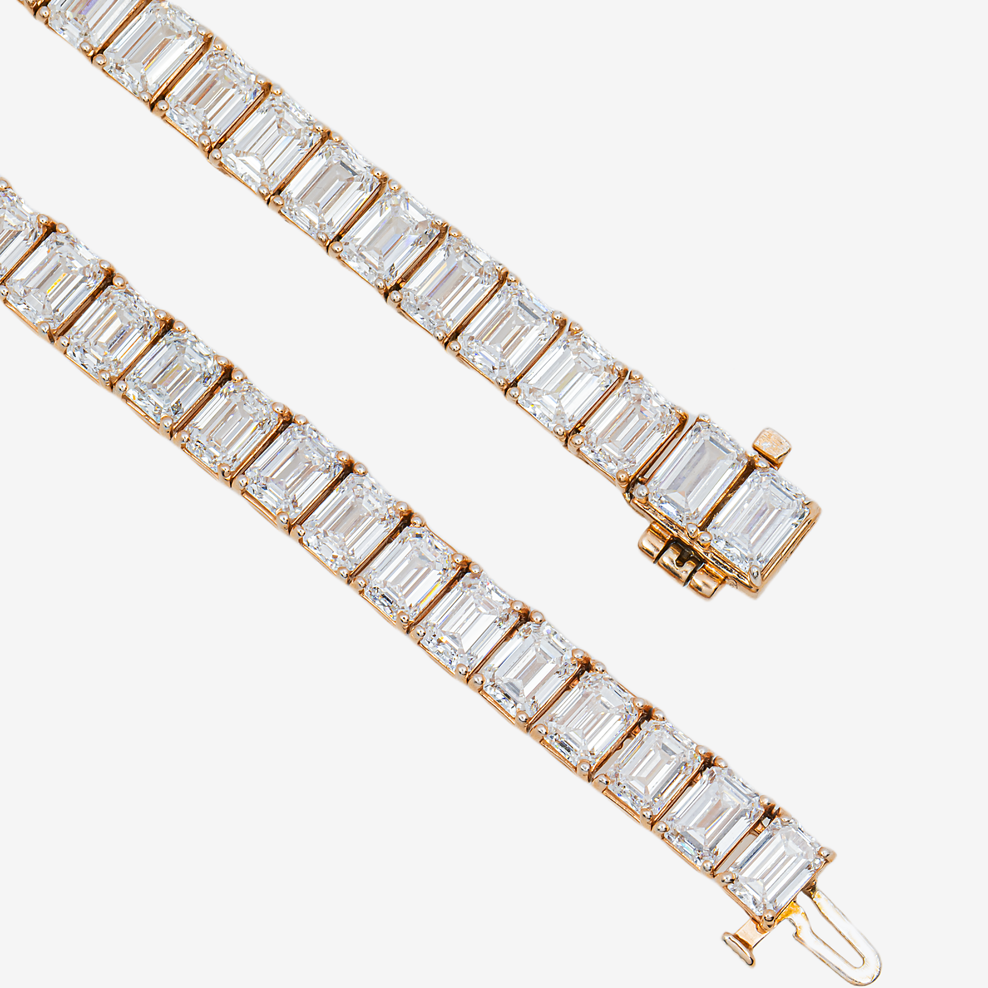 EMERALD LINK SOLID GOLD DIAMOND CHAIN (PRICE)