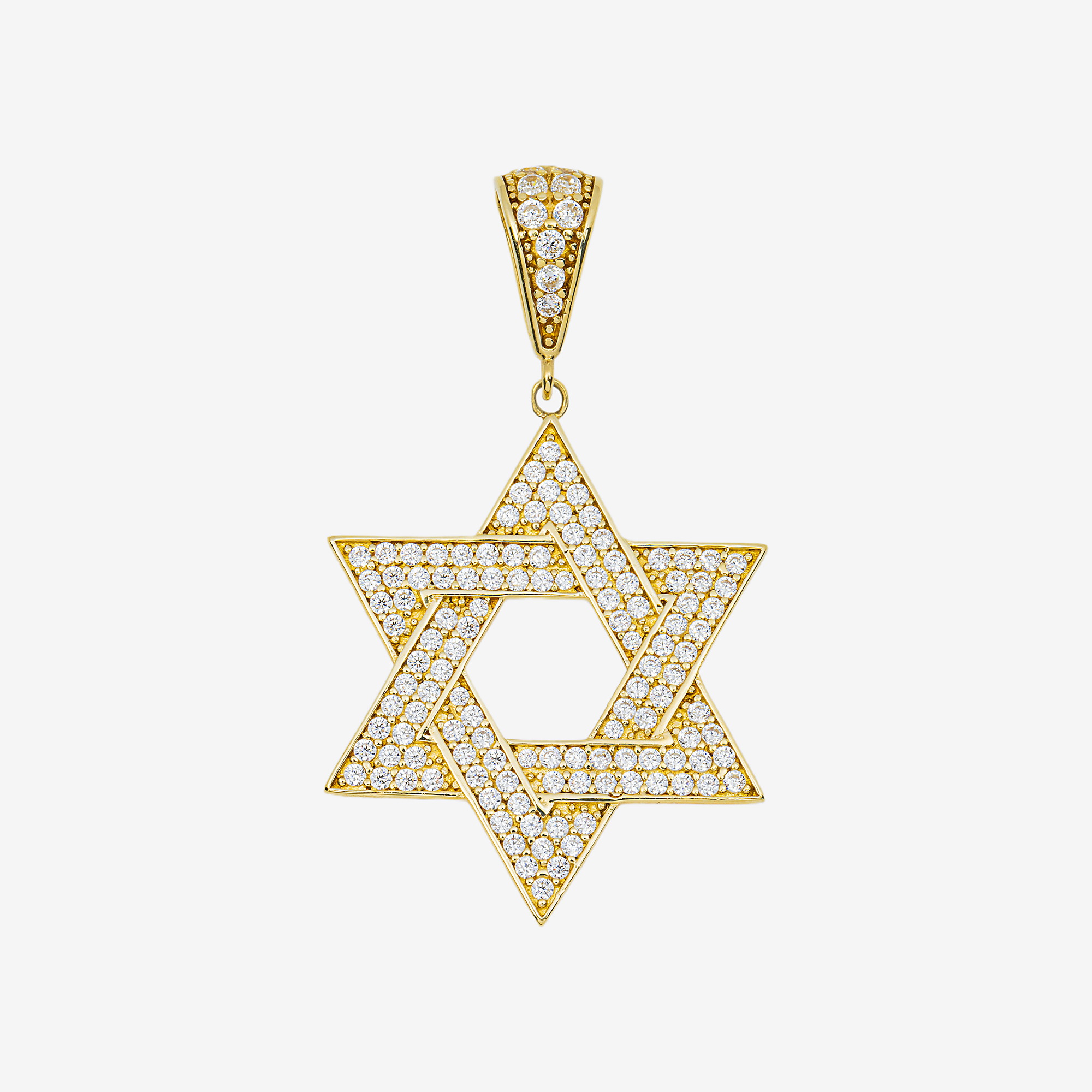 14K STAR OF DAVID PENDANT IN YG
