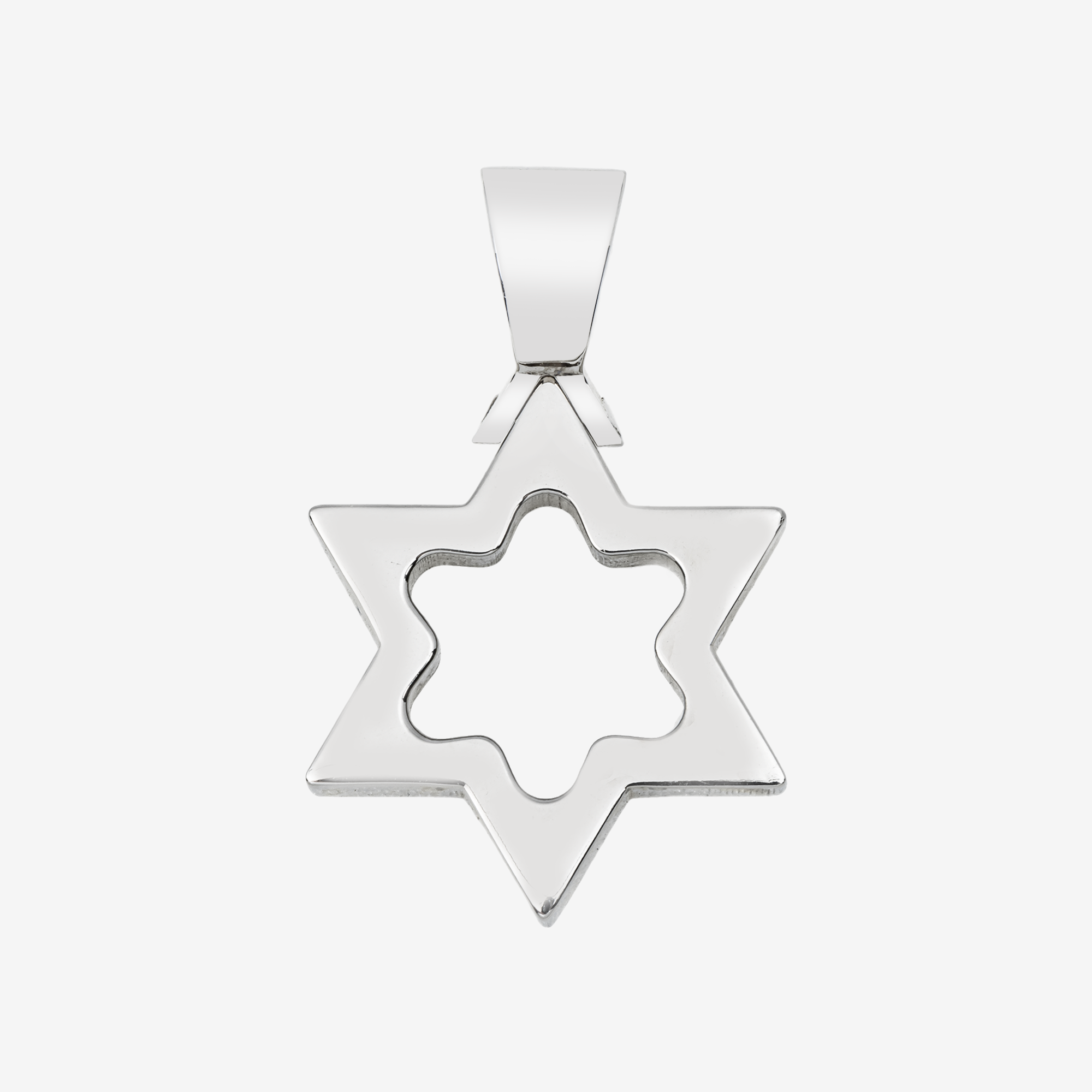 SIX-POINTED STAR PENDANT IN WG