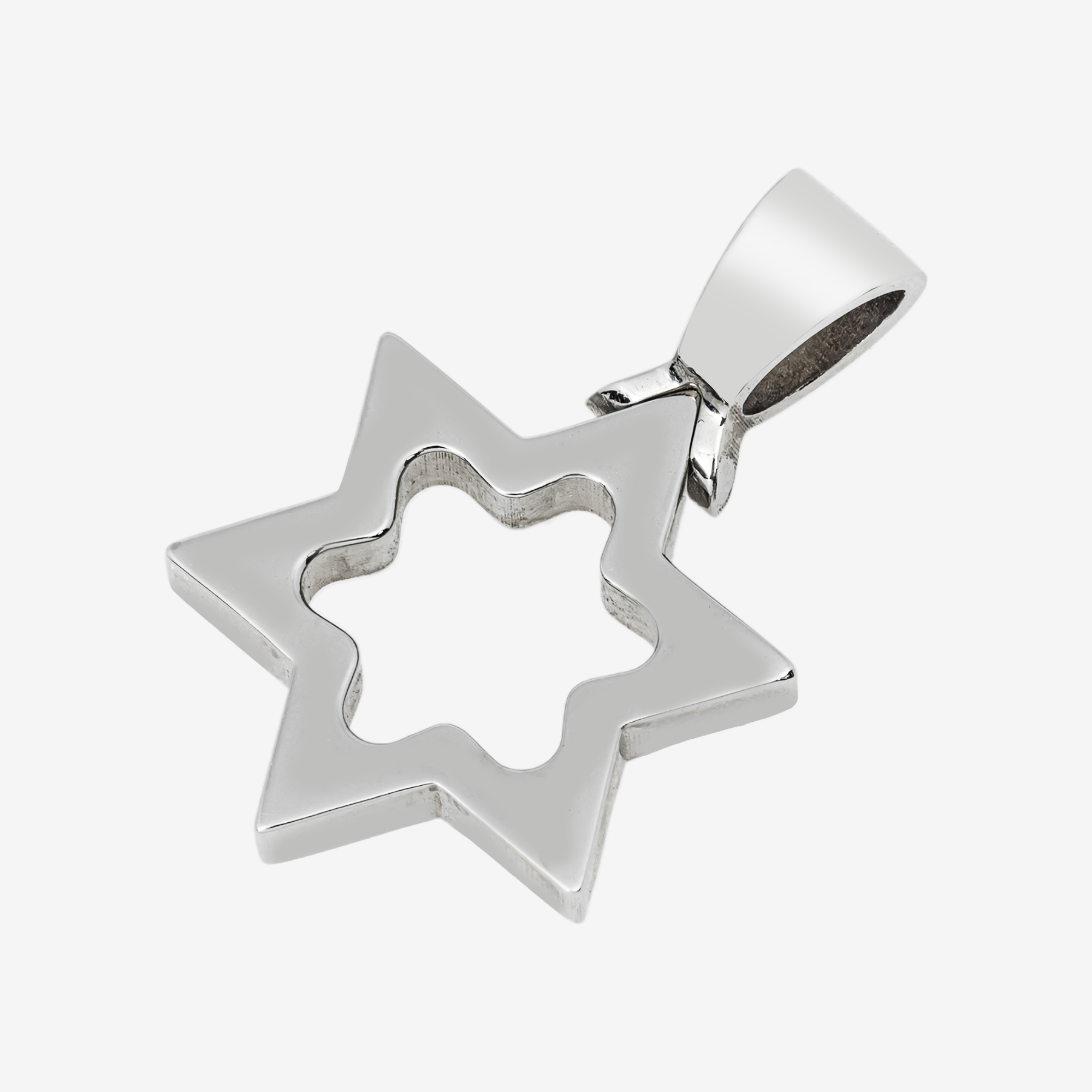 SIX-POINTED STAR PENDANT IN WG
