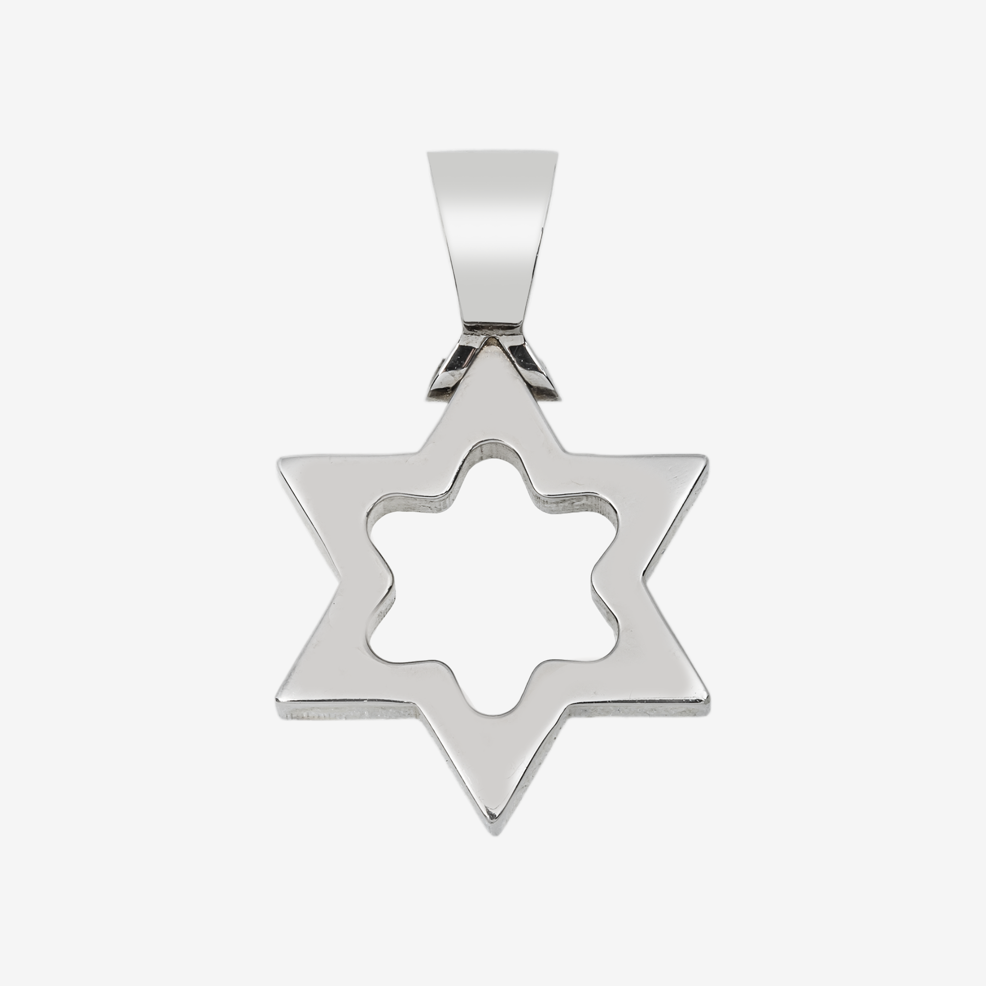 SIX-POINTED STAR PENDANT IN WG