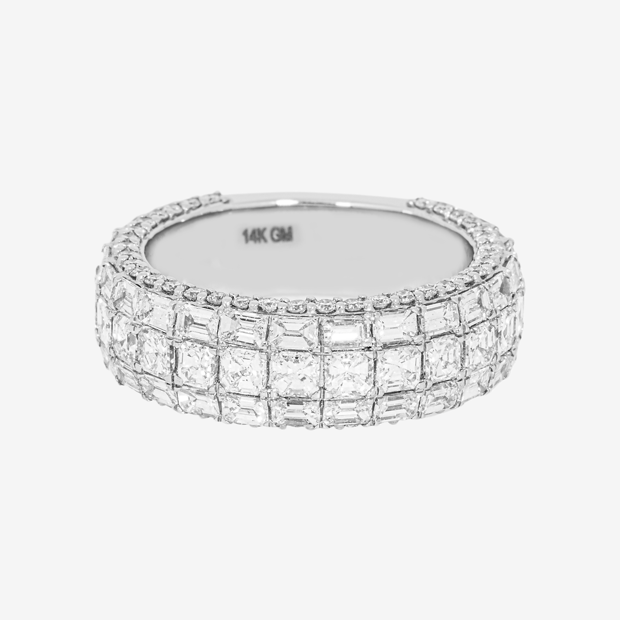14K WHITE GOLD .8CT DIAMOND RING