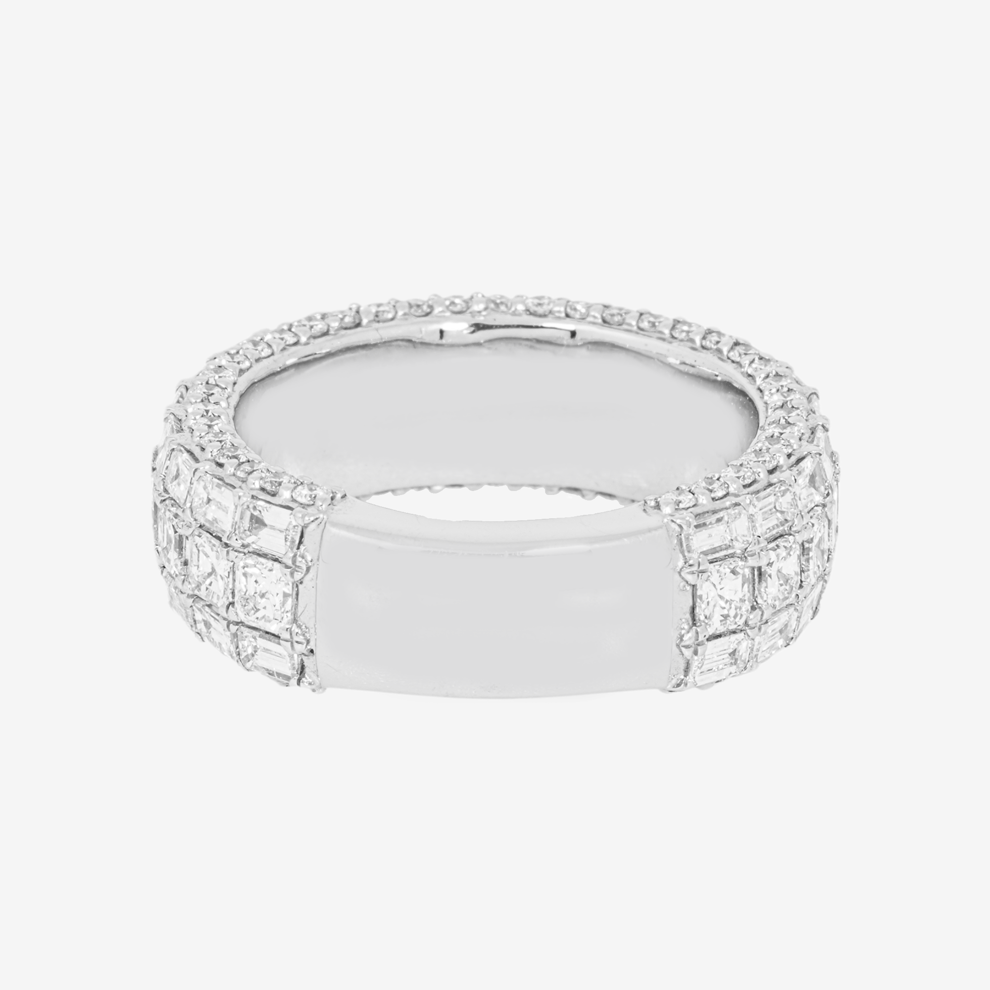 14K WHITE GOLD .8CT DIAMOND RING