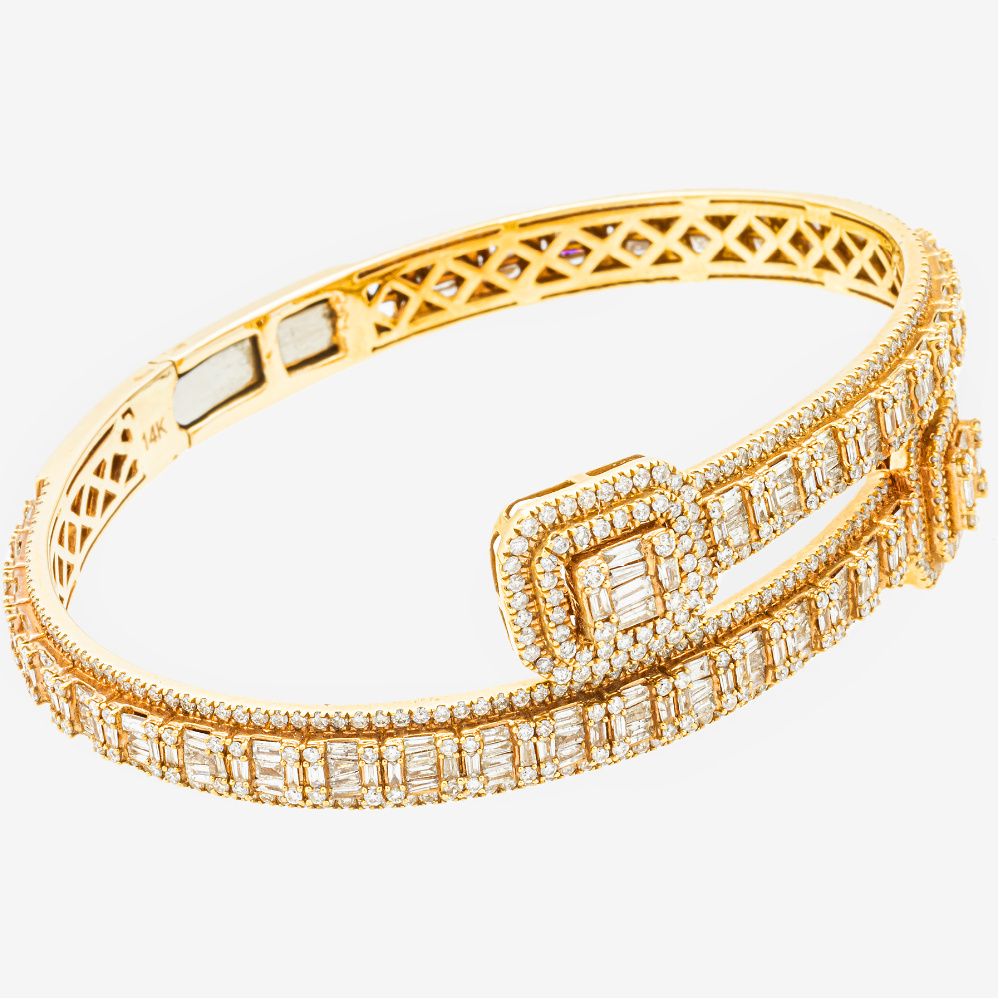 YELLOW 11.5CT BAGUETTE BRACELET