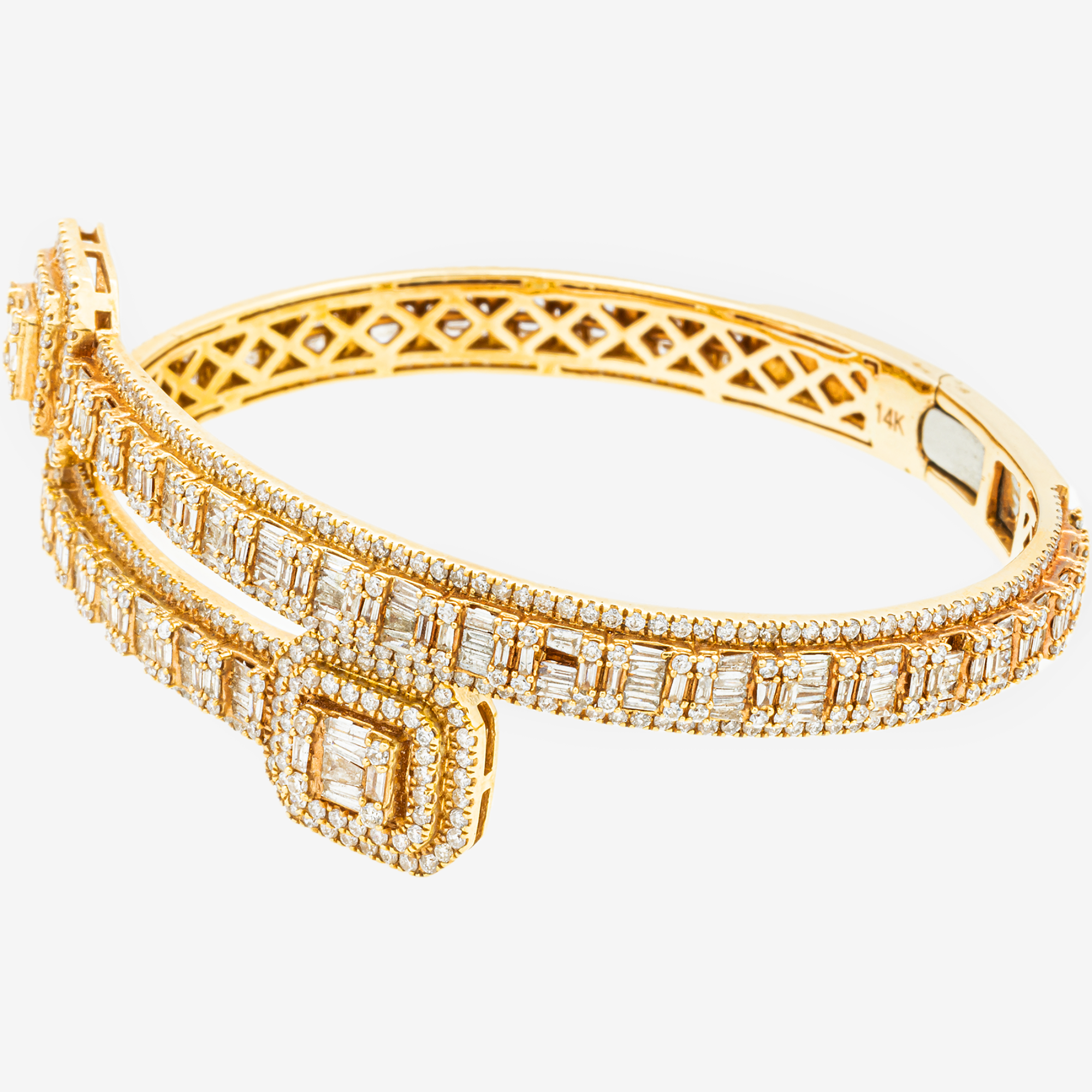 YELLOW 11.5CT BAGUETTE BRACELET