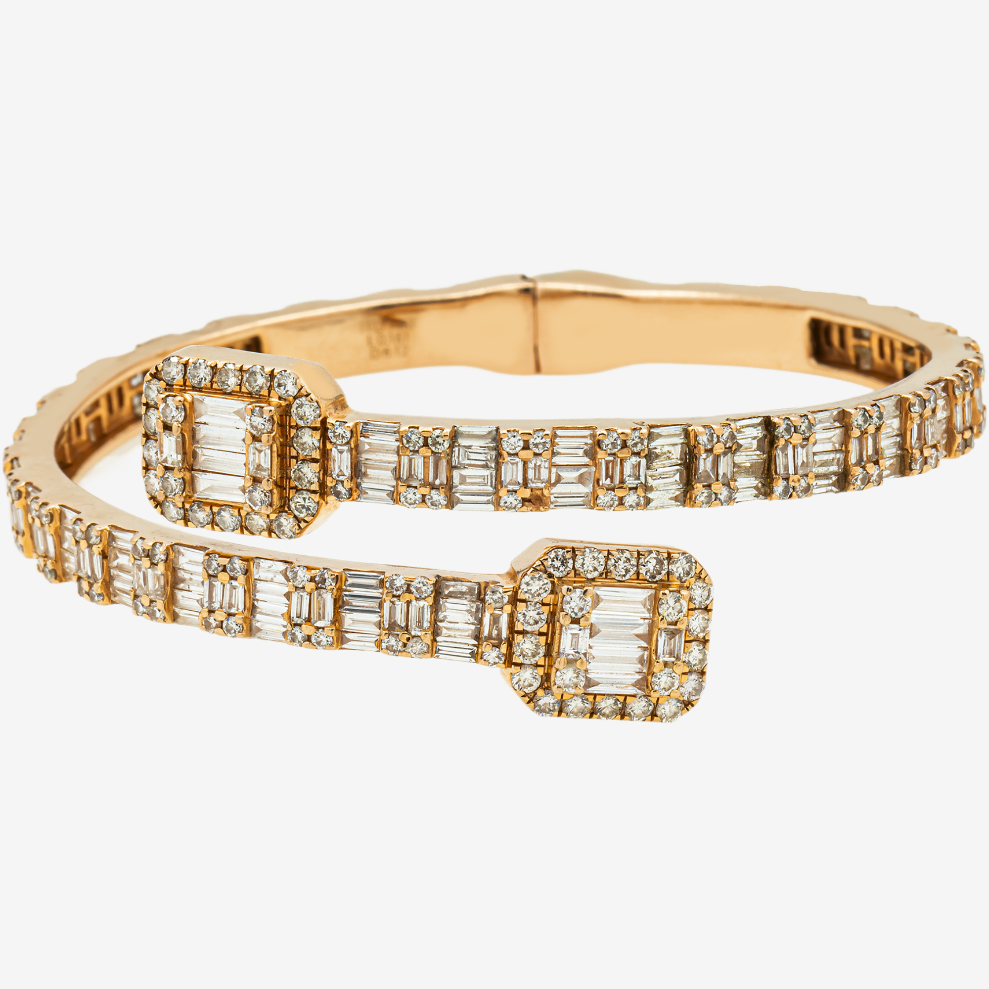 ROSE 8.5CT BAGUETTE BRACELET