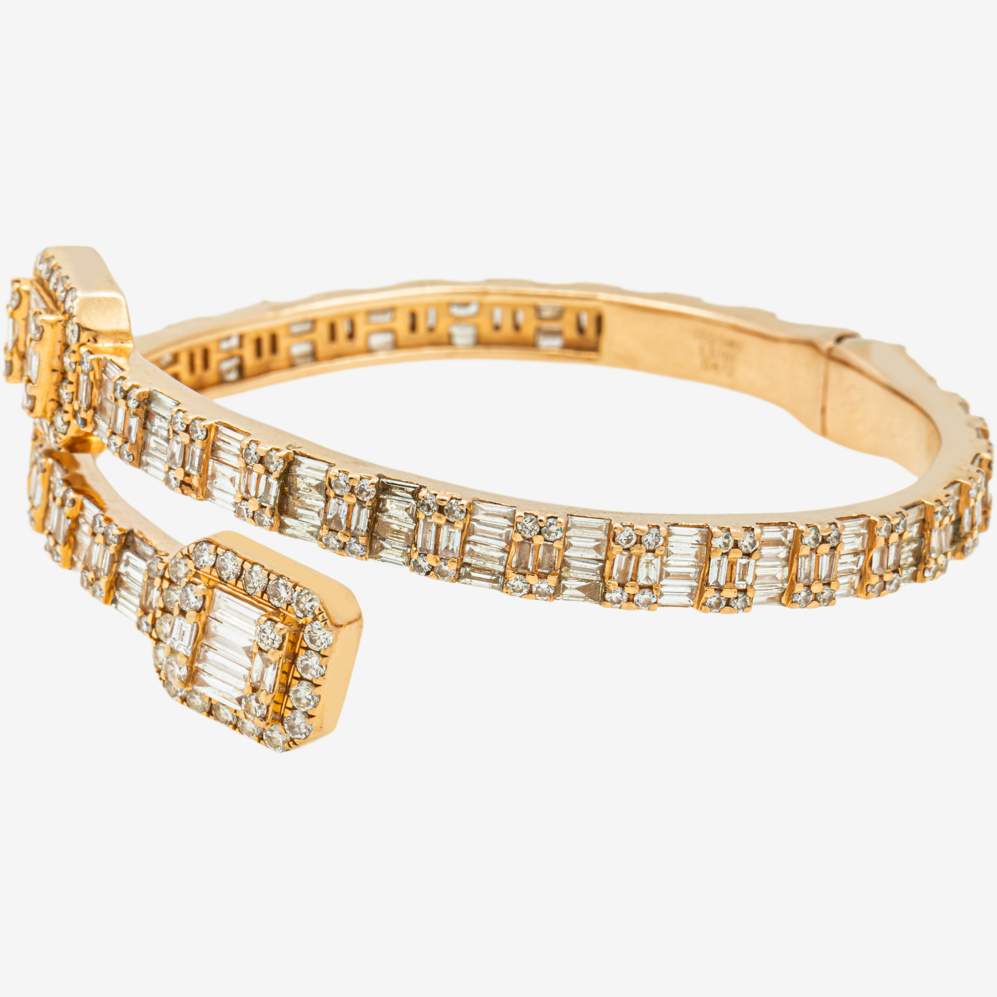 ROSE 8.5CT BAGUETTE BRACELET